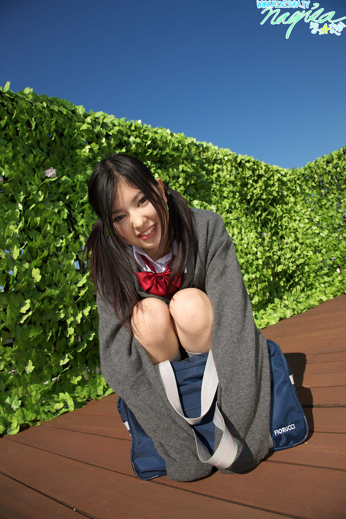 松山渚《双马尾校服诱惑》-图52