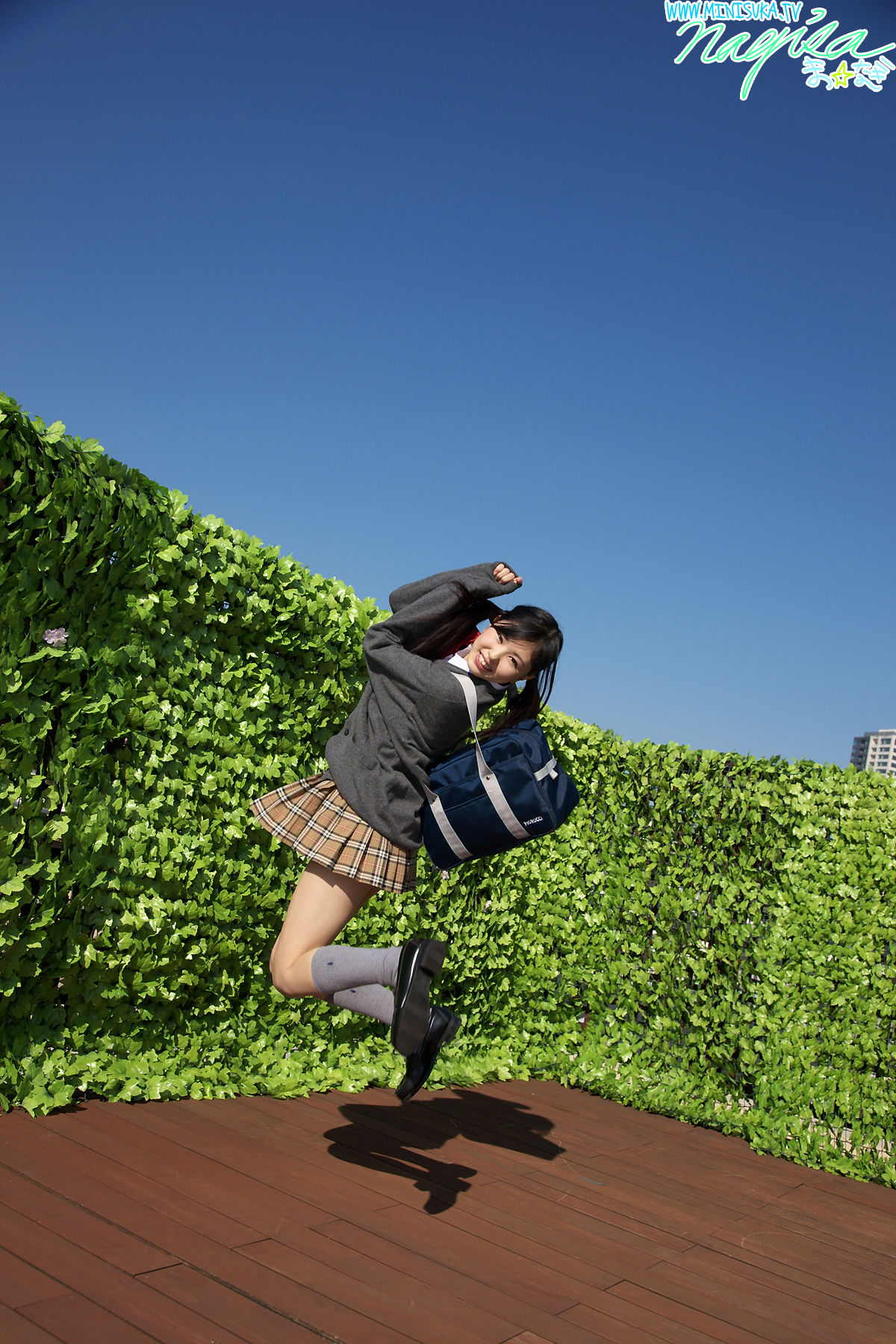 松山渚《双马尾校服诱惑》-图53