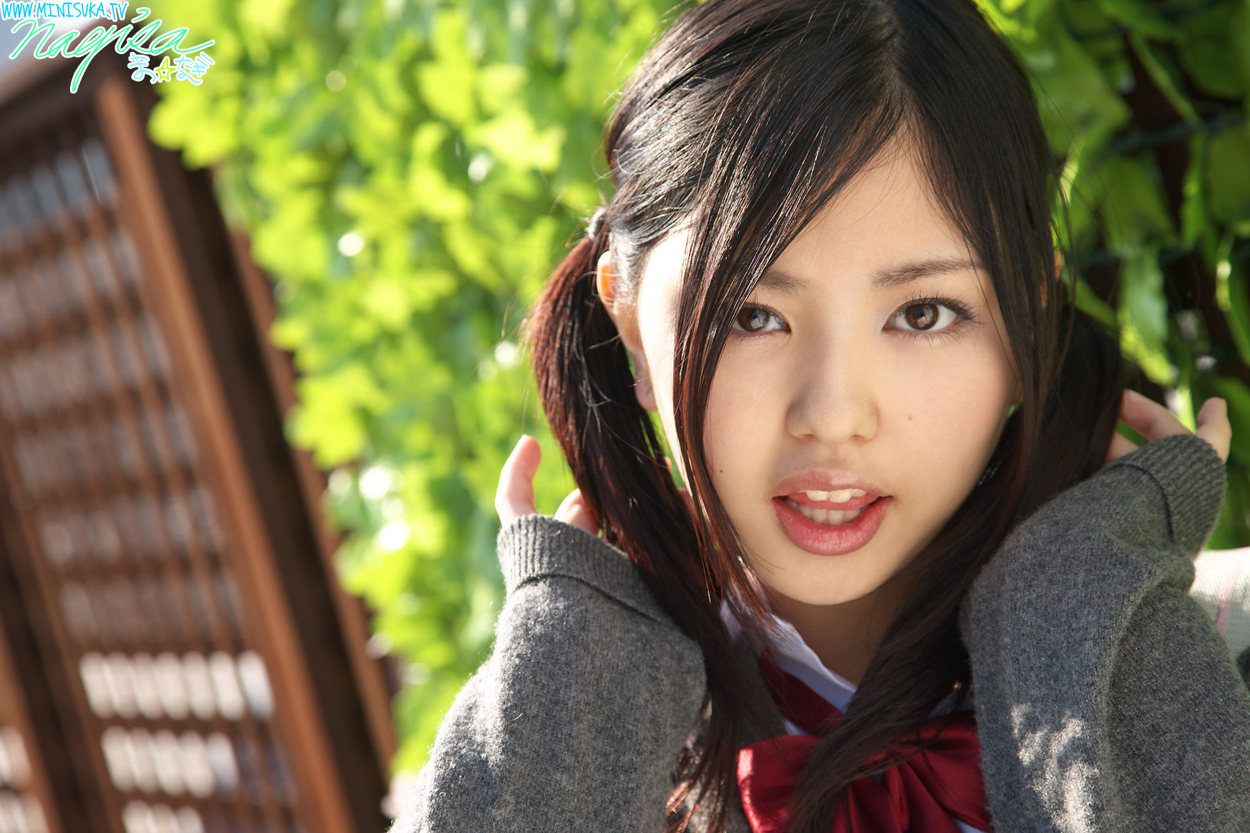 松山渚《双马尾校服诱惑》-图57