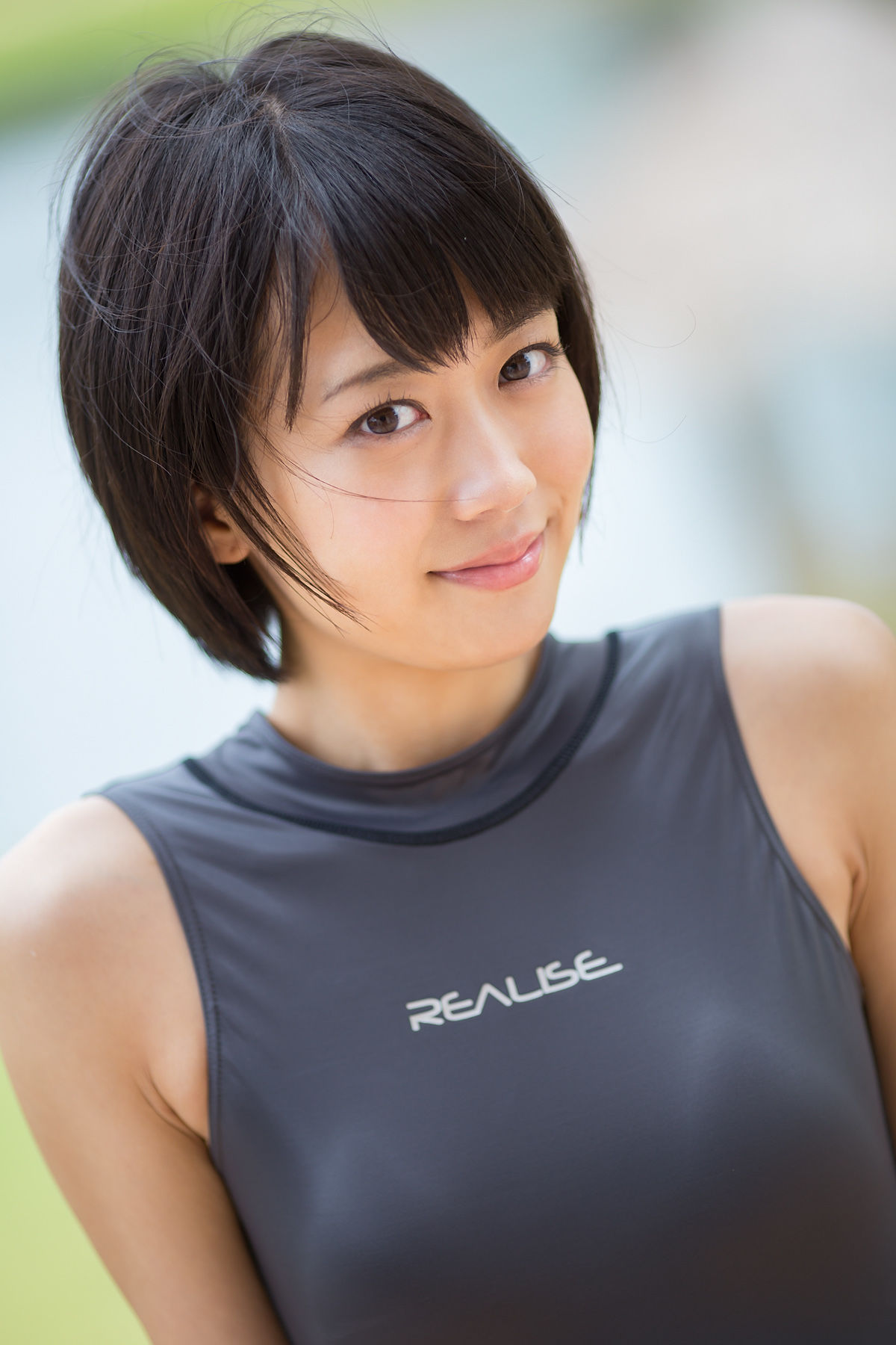 西野小春《海边校服+高叉泳装》-图94