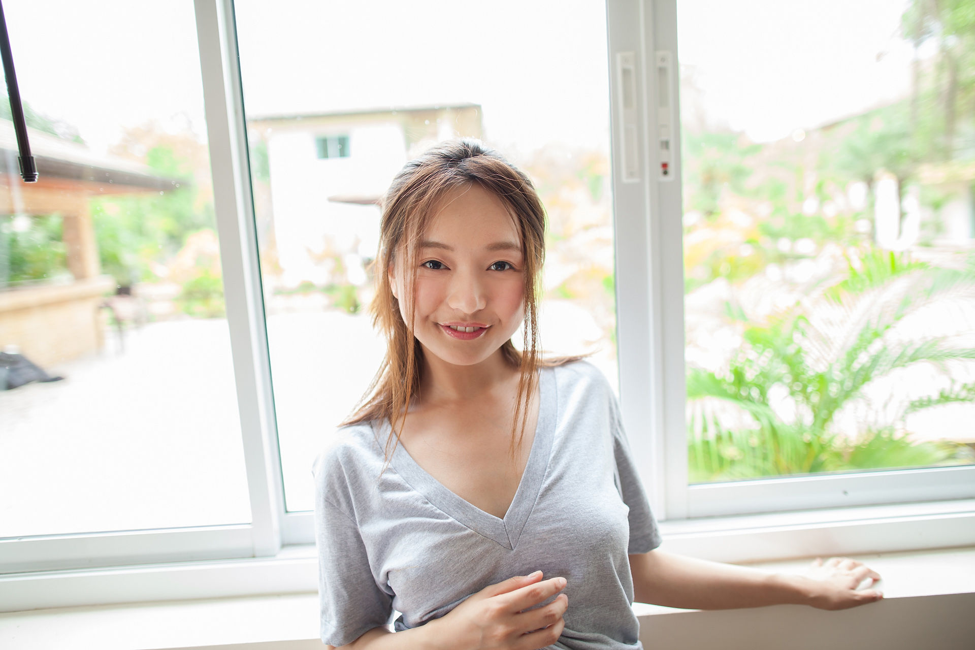 山中真由美+香月りお《T恤诱惑+浴室系列》-图29