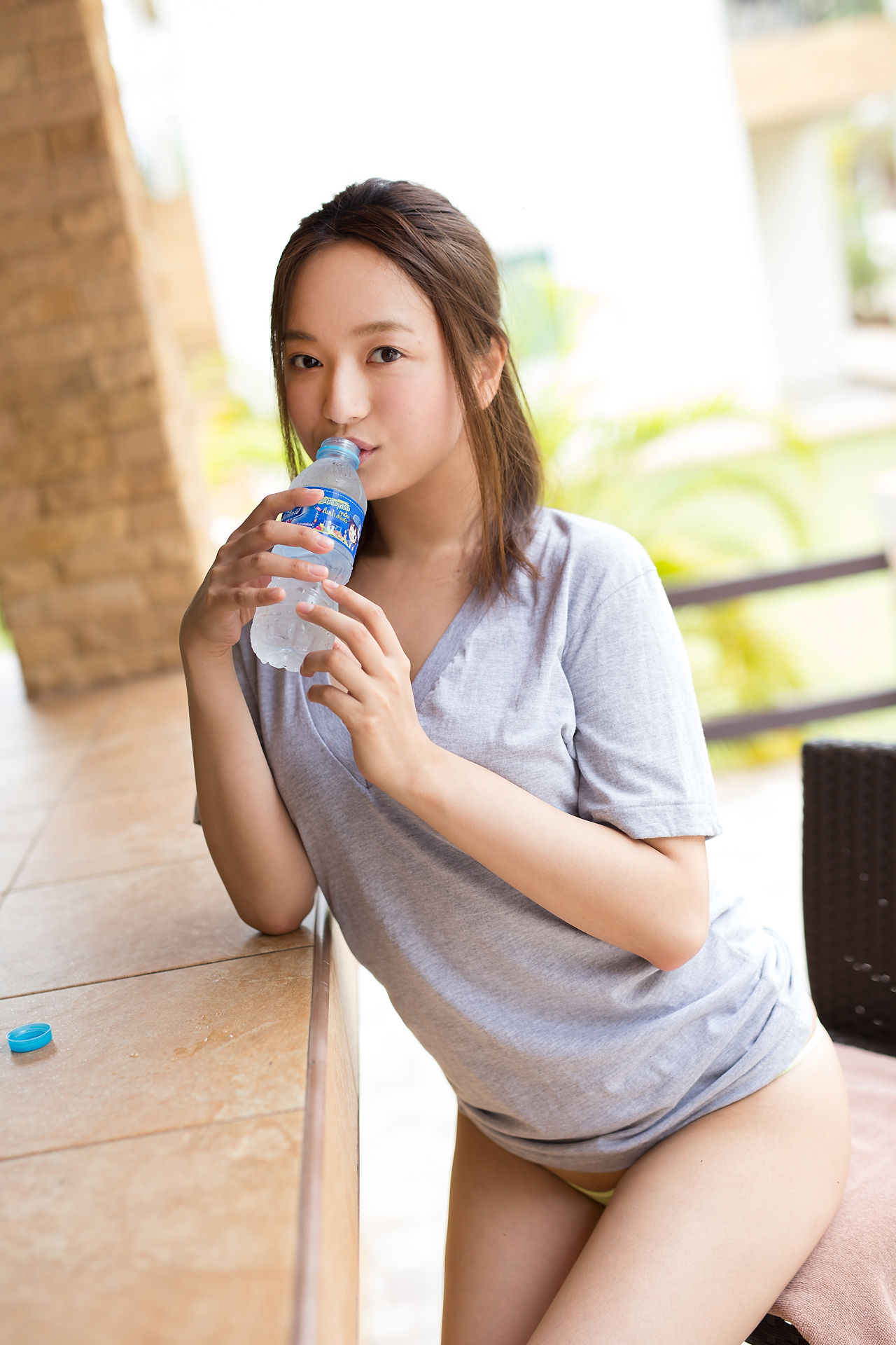 山中真由美+香月りお《T恤诱惑+浴室系列》-图3