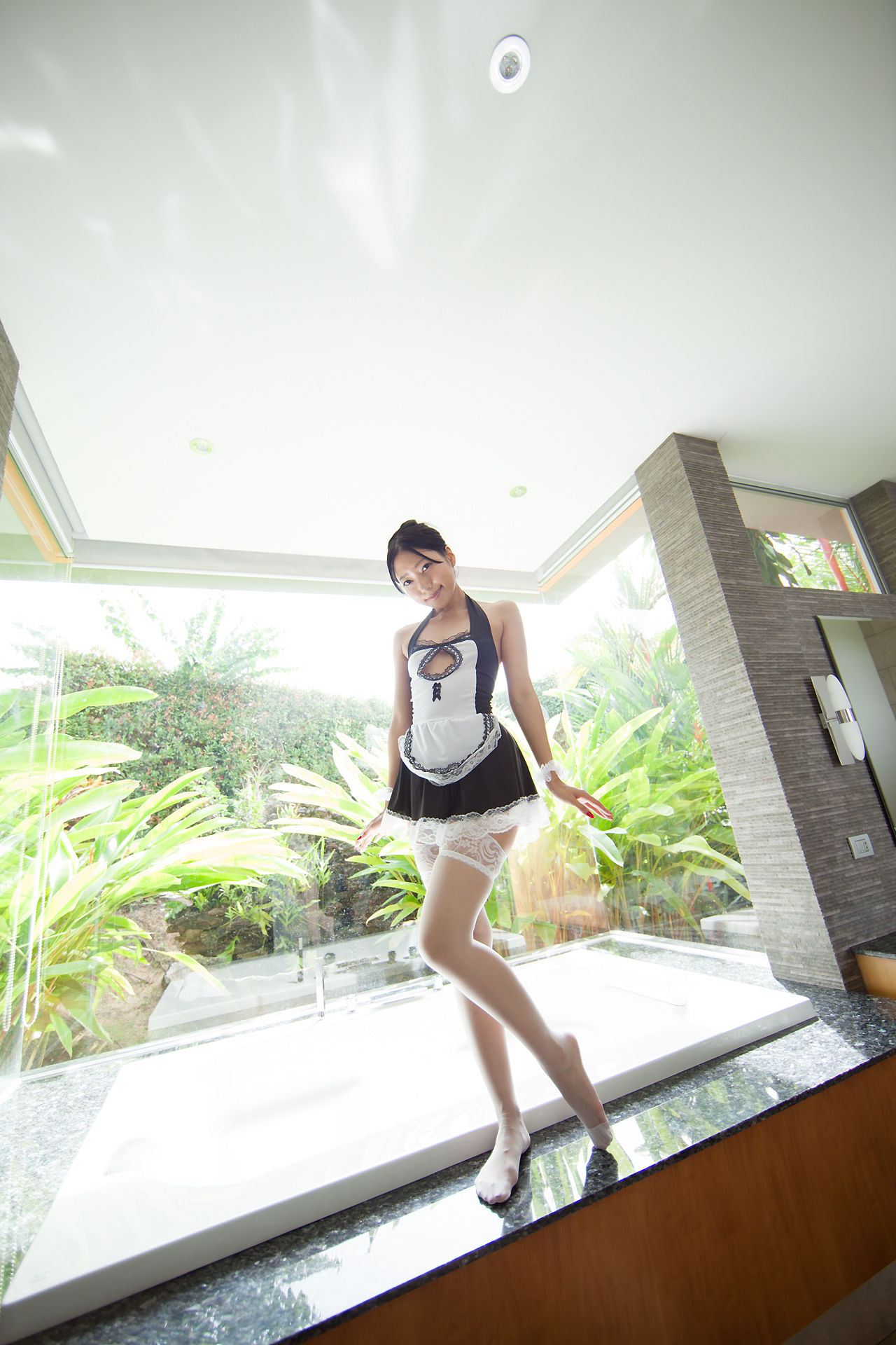 三田羽衣《白丝女仆诱惑》-图19