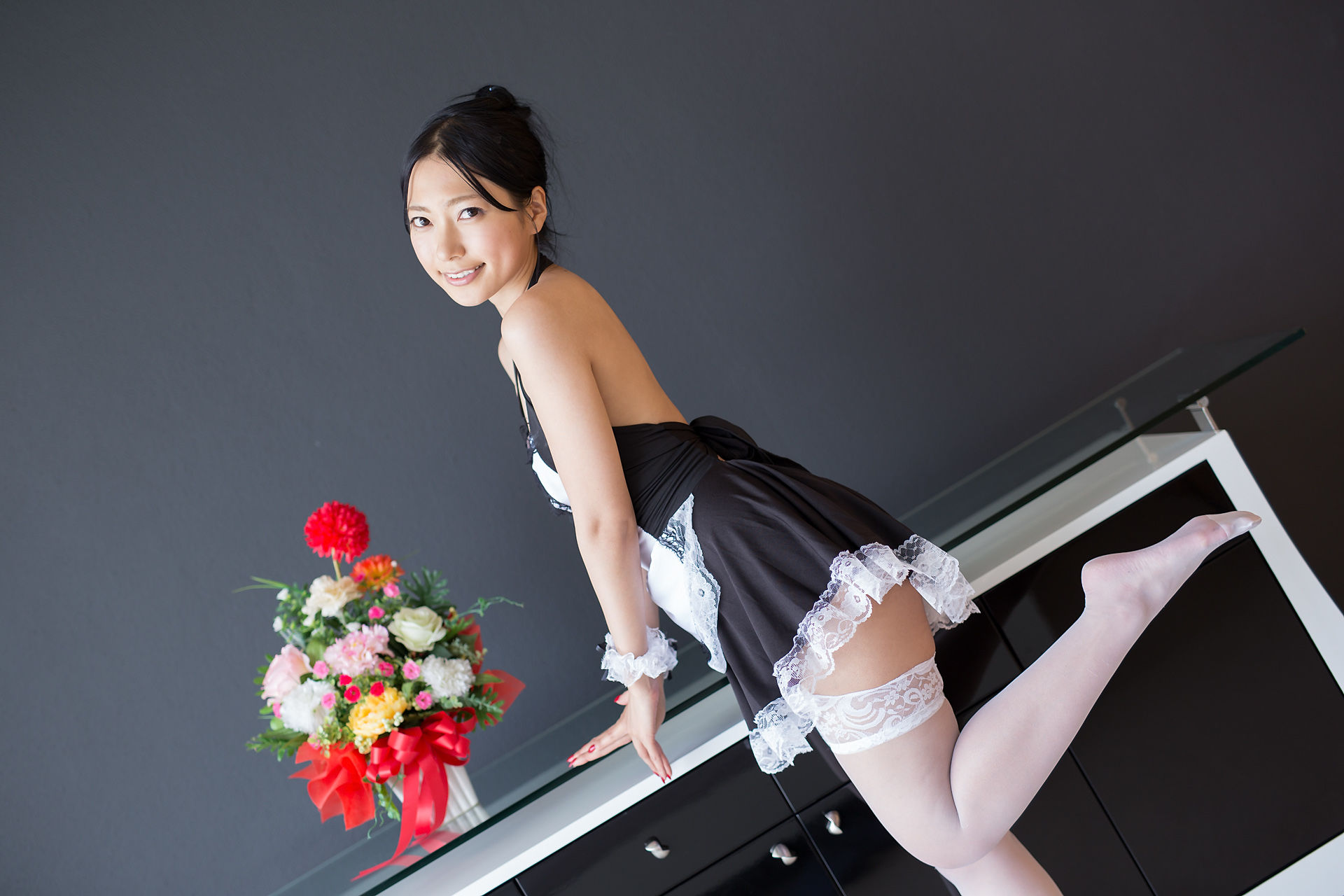 三田羽衣《白丝女仆诱惑》-图33