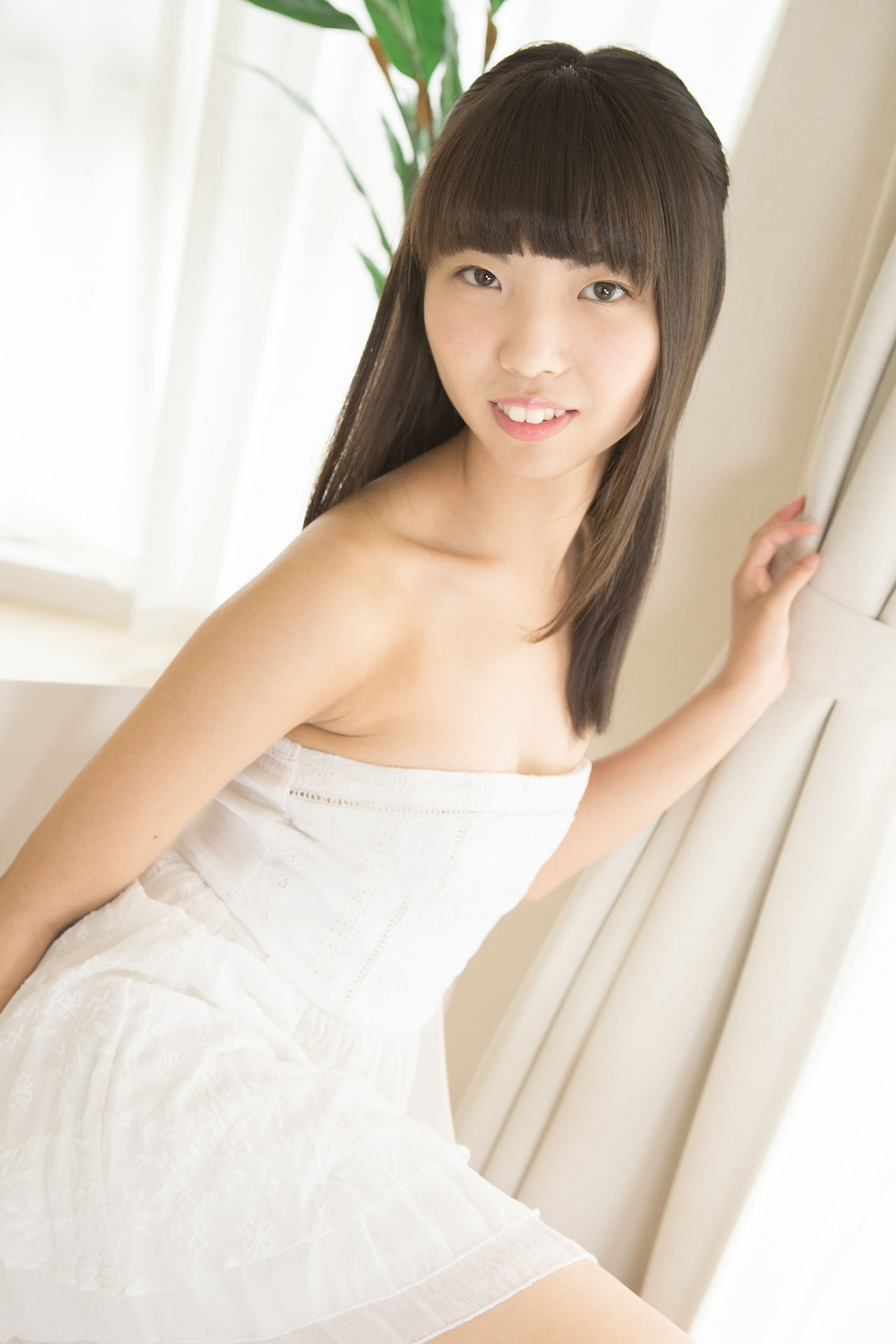 Kazane Nagatomo 永友風音《白色连衣裙》-图15