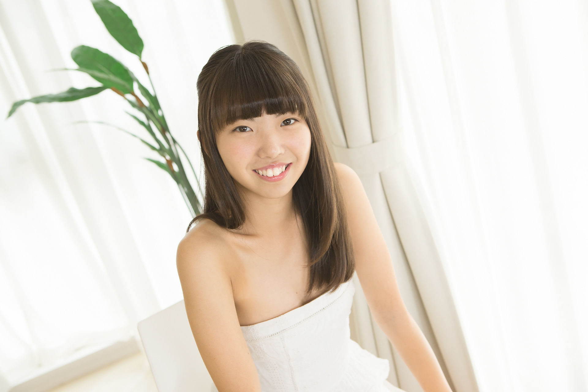 Kazane Nagatomo 永友風音《白色连衣裙》-图17