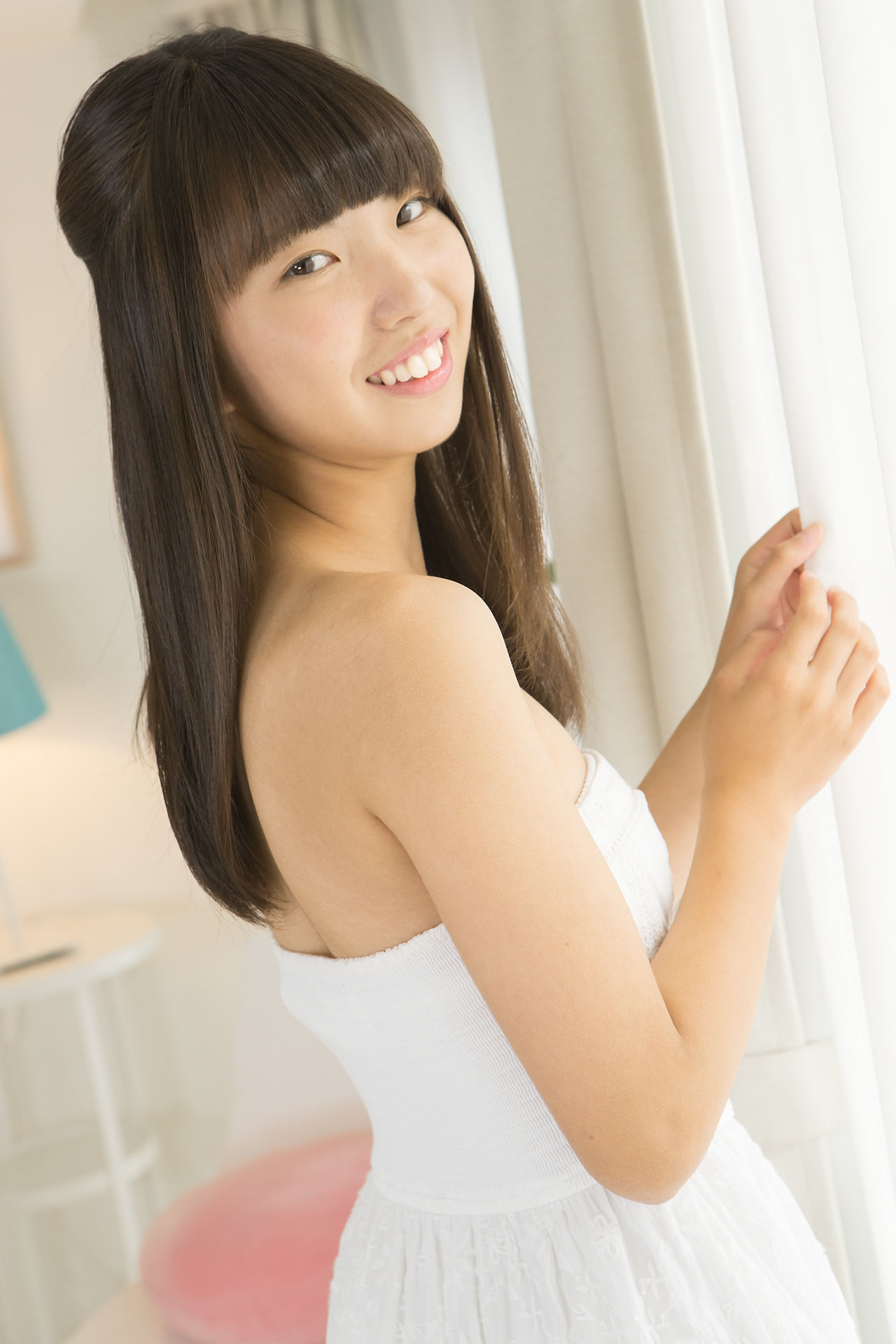 Kazane Nagatomo 永友風音《白色连衣裙》-图6