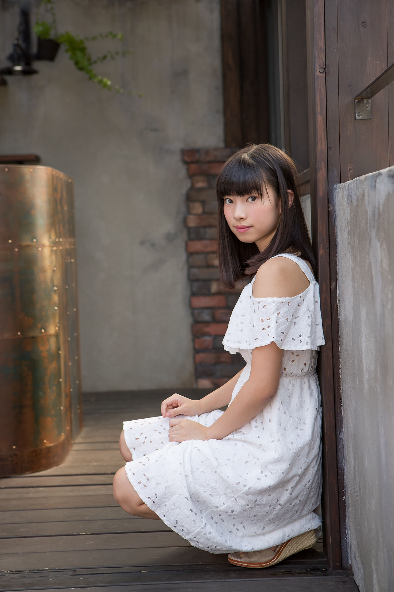 Sena Shinonome 東雲せな《白裙少女》-图13