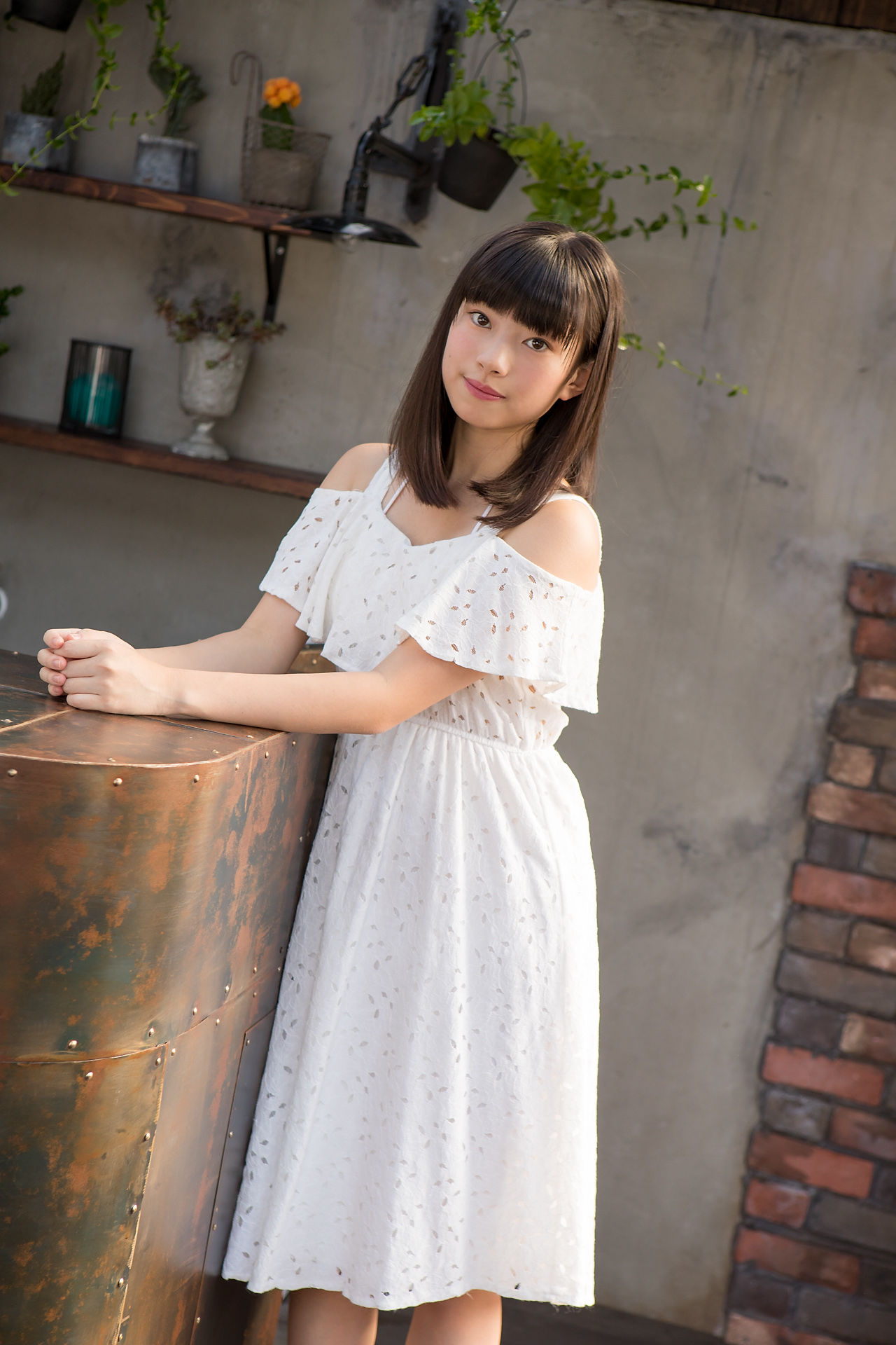 Sena Shinonome 東雲せな《白裙少女》-图24