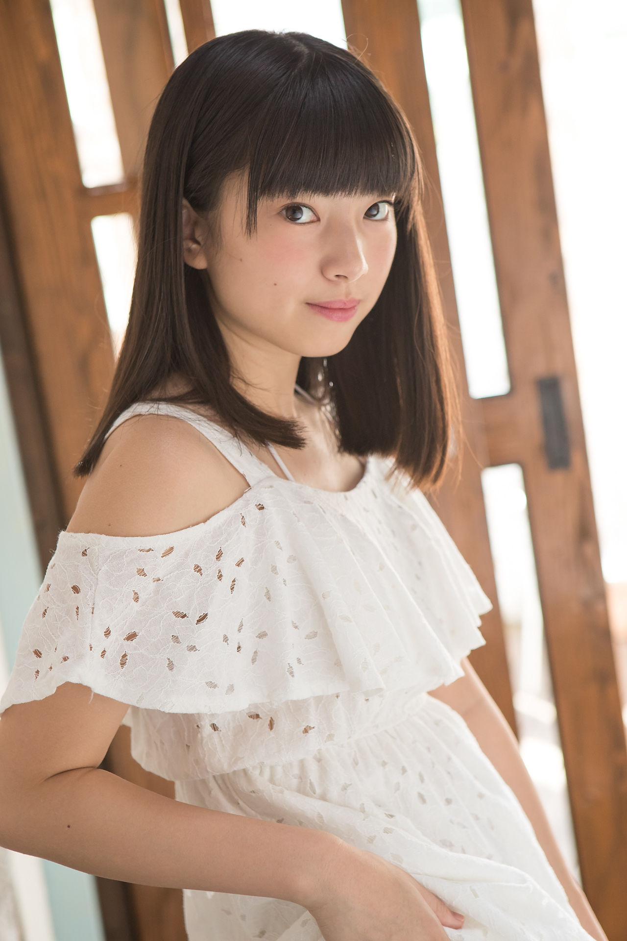 Sena Shinonome 東雲せな《白裙少女》-图40