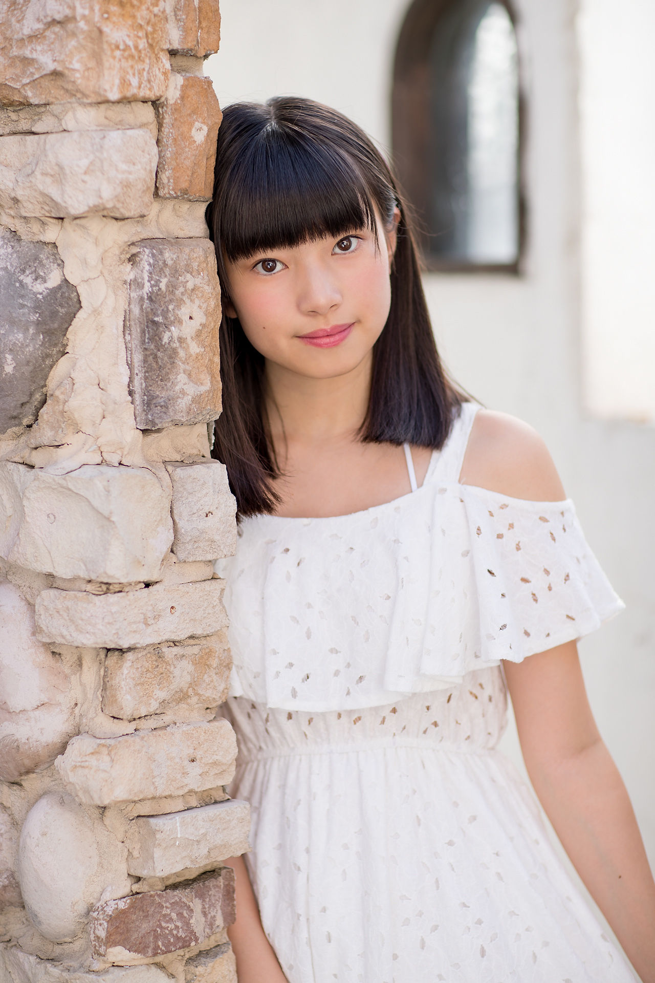 Sena Shinonome 東雲せな《白裙少女》-图4