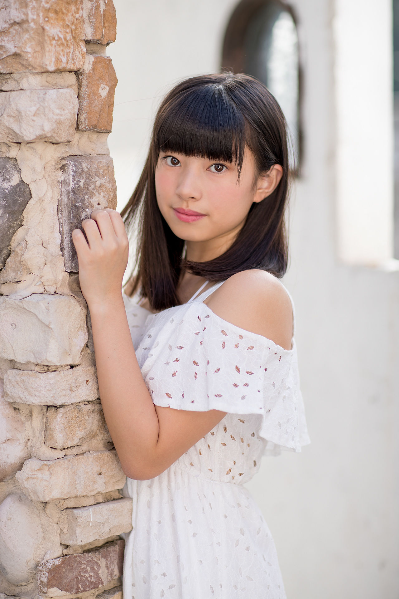 Sena Shinonome 東雲せな《白裙少女》-图5