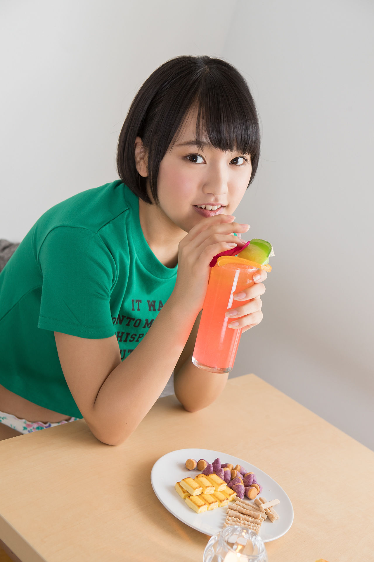 Anju Kouzuki 香月杏珠《T恤少女》-图19