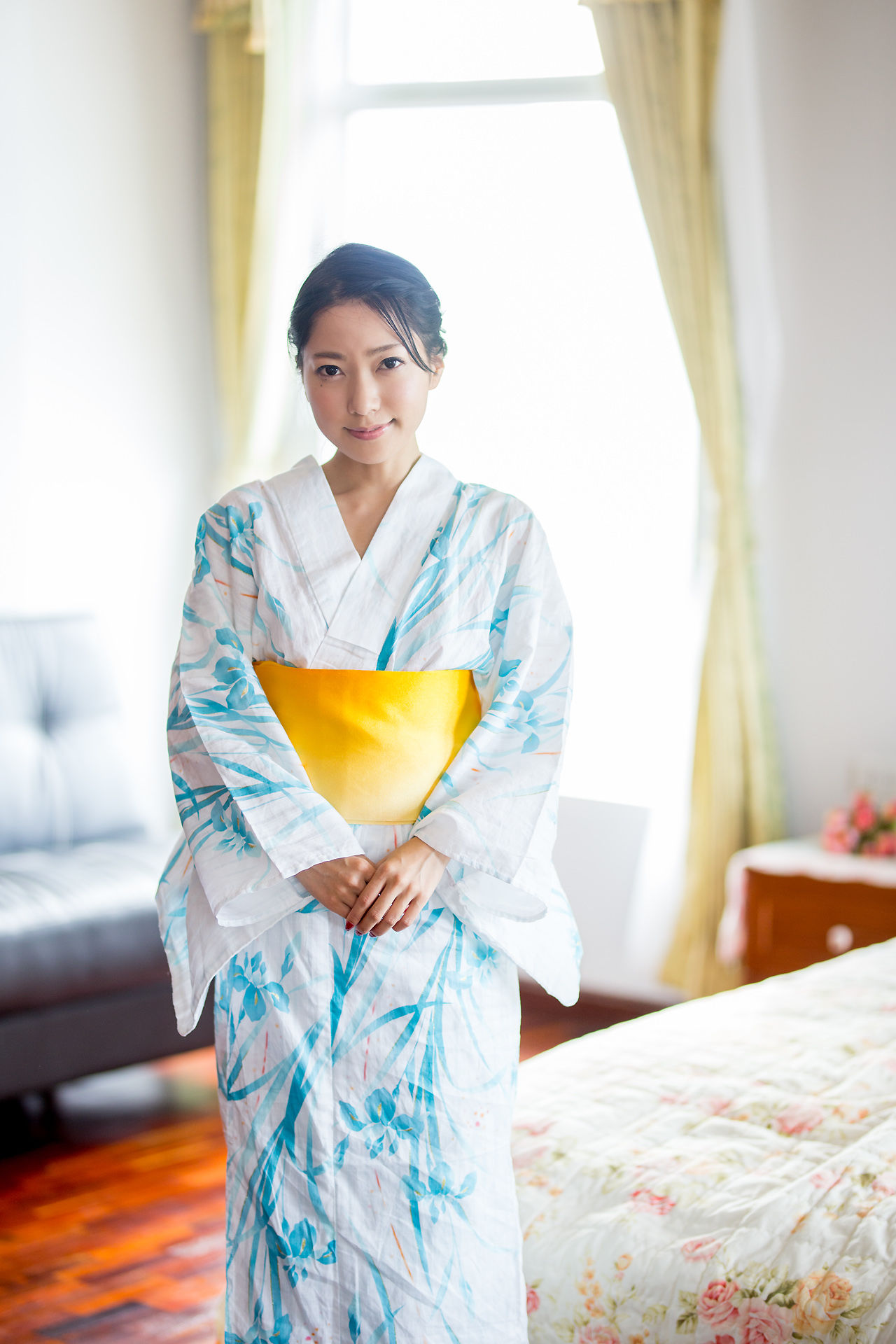 Ui Mita 三田羽衣《和服魅惑》-图0