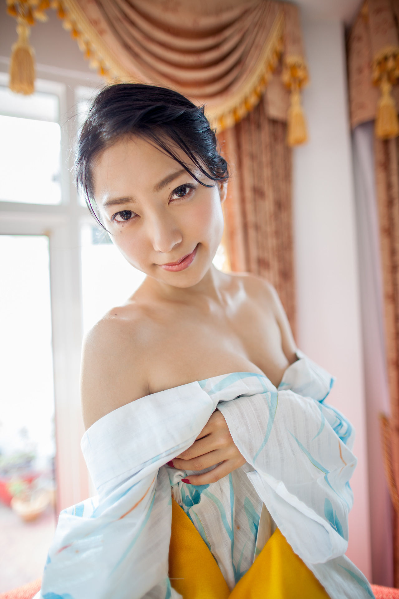 Ui Mita 三田羽衣《和服魅惑》-图19