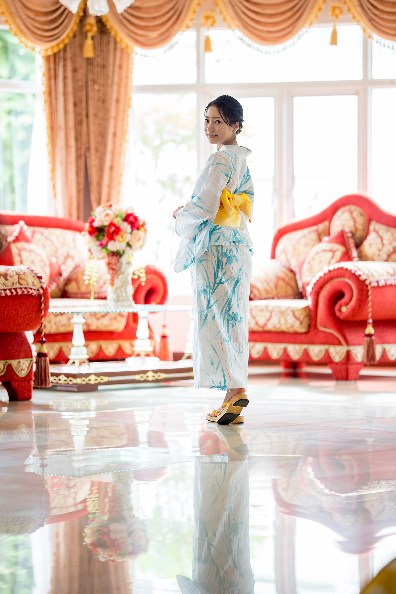 Ui Mita 三田羽衣《和服魅惑》-图2