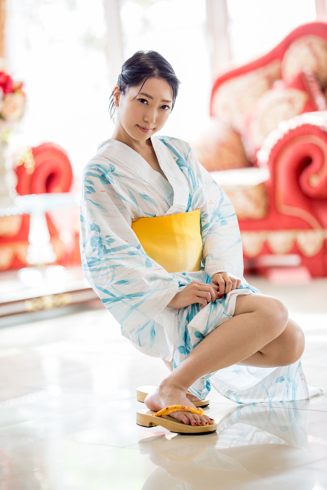 Ui Mita 三田羽衣《和服魅惑》-图3