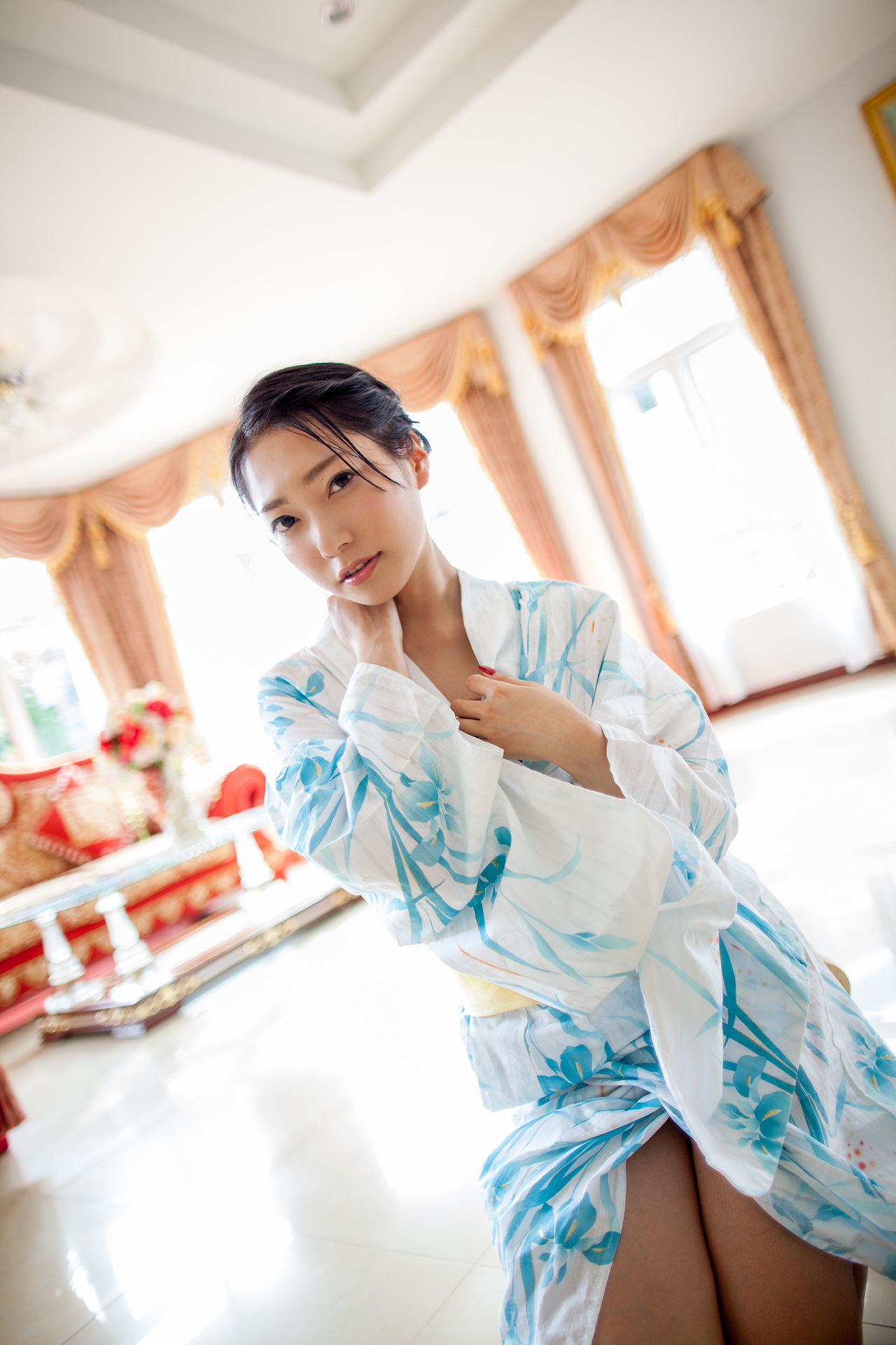 Ui Mita 三田羽衣《和服魅惑》-图6