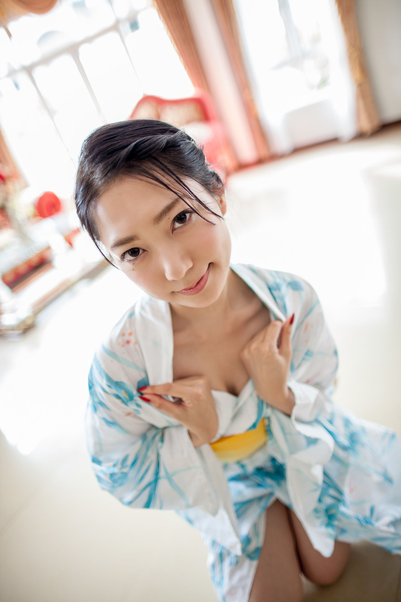 Ui Mita 三田羽衣《和服魅惑》-图7