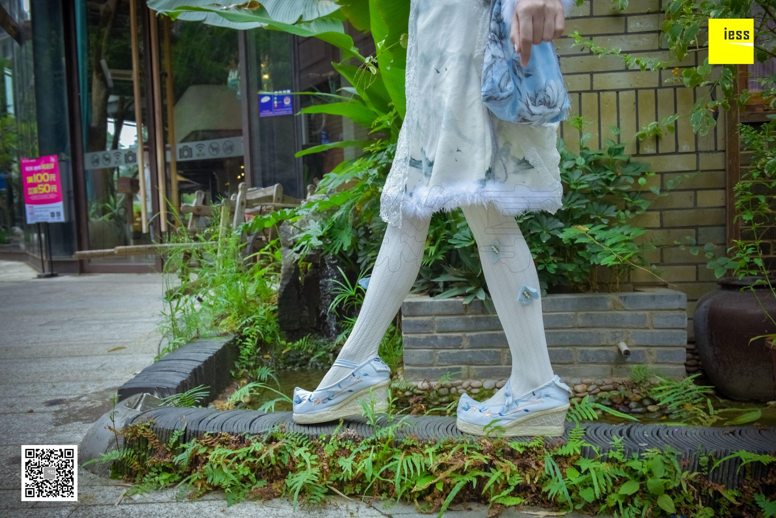 丝享家122 木木 《汉服绣花鞋白色袜》-图9