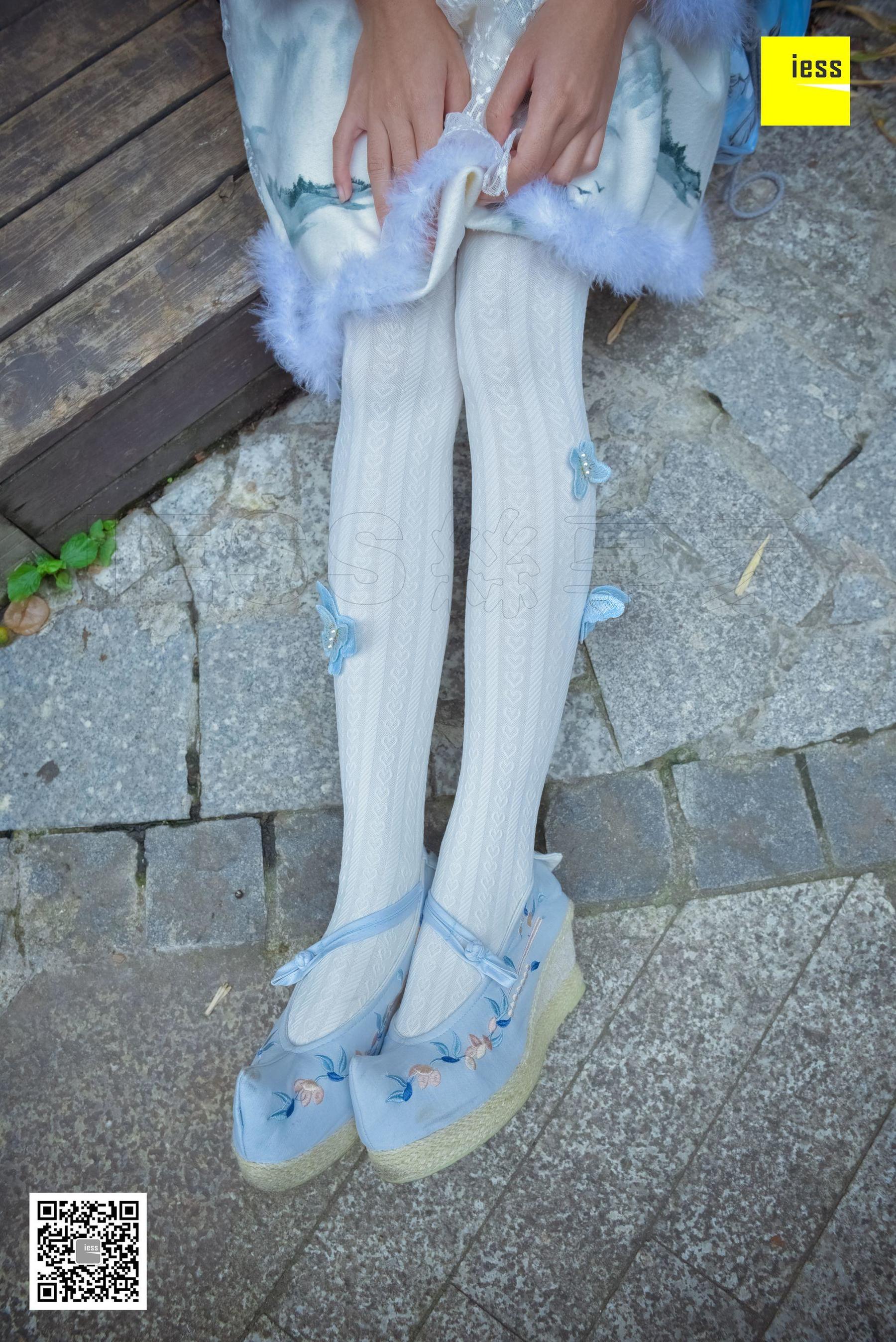 丝享家122 木木 《汉服绣花鞋白色袜》-图18