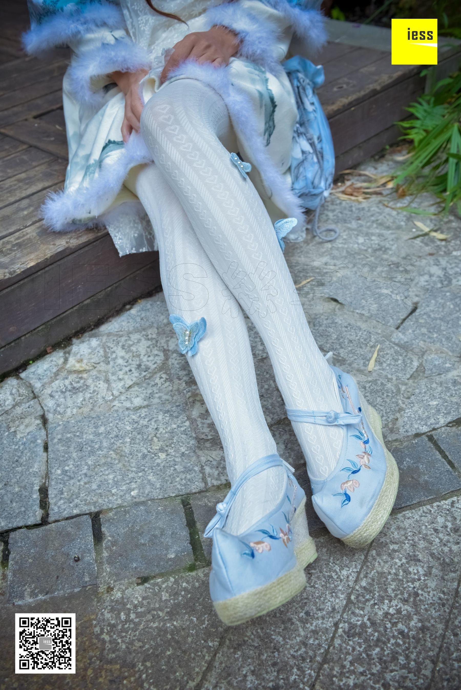 丝享家122 木木 《汉服绣花鞋白色袜》-图20