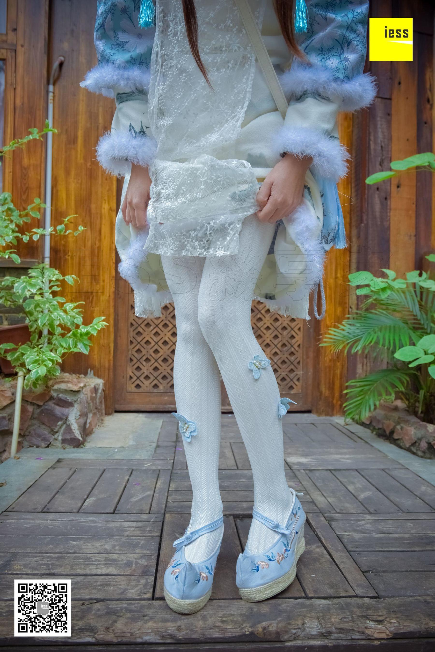 丝享家122 木木 《汉服绣花鞋白色袜》-图23