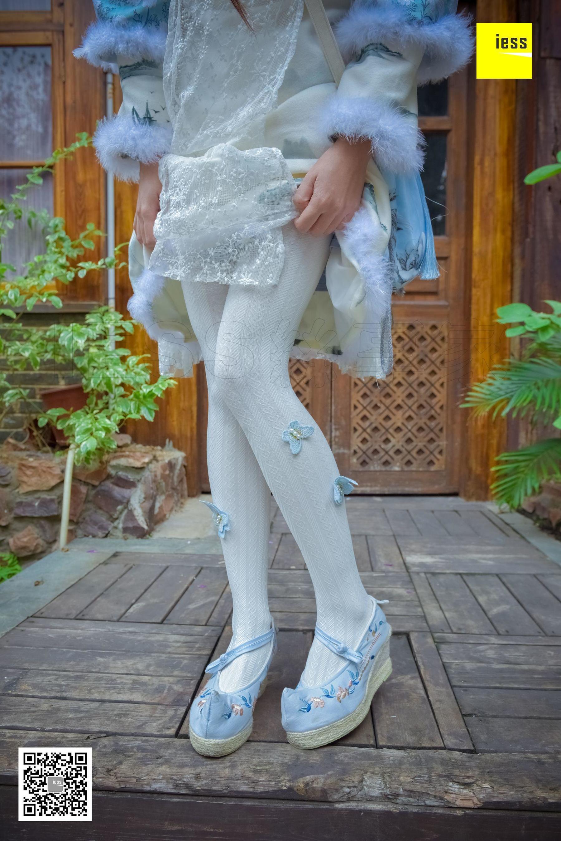 丝享家122 木木 《汉服绣花鞋白色袜》-图24