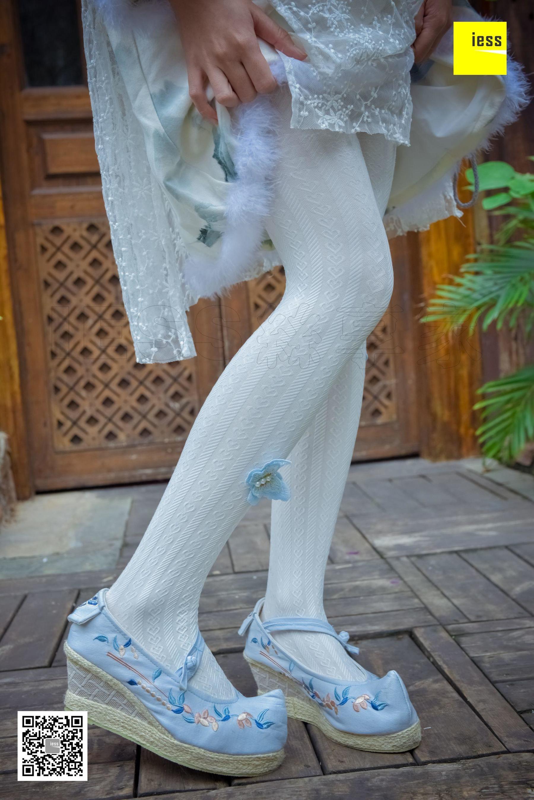 丝享家122 木木 《汉服绣花鞋白色袜》-图26