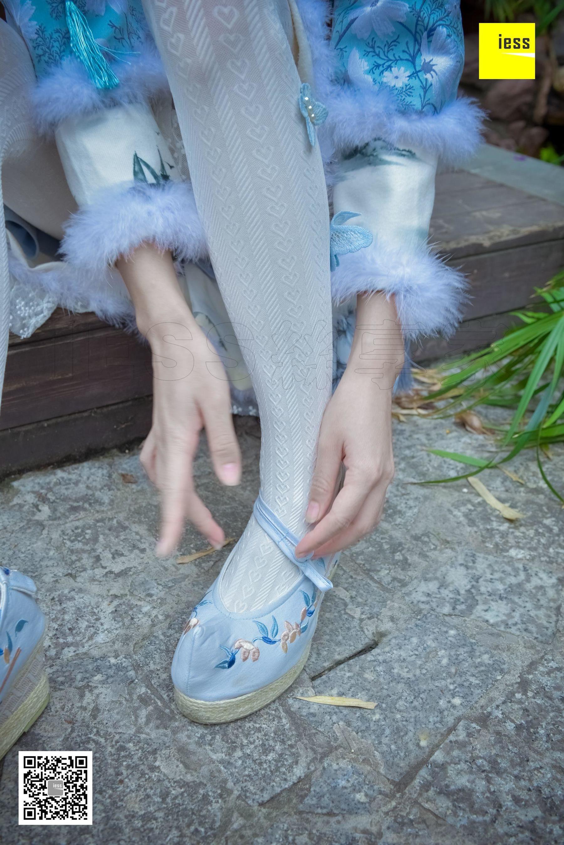丝享家122 木木 《汉服绣花鞋白色袜》-图38