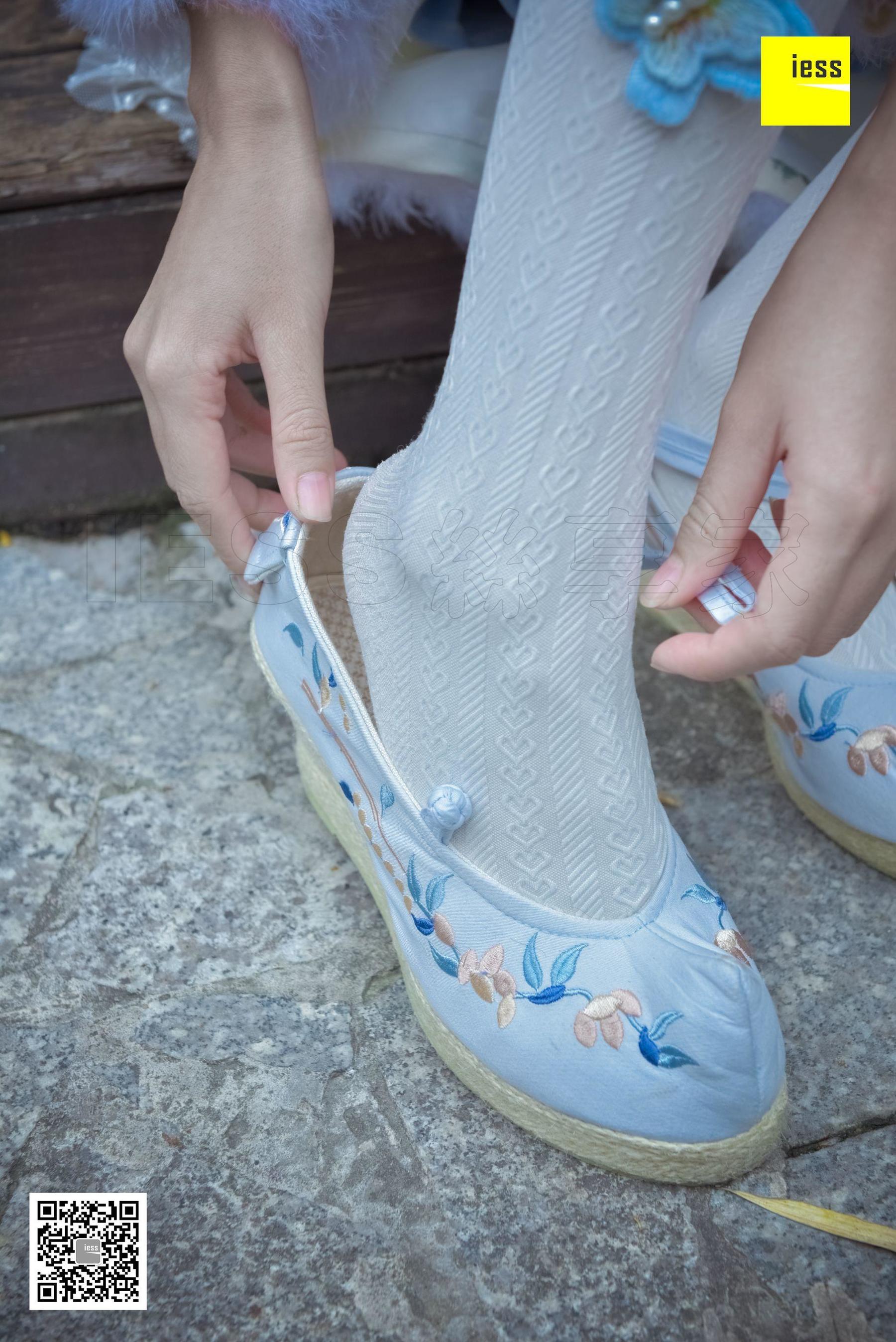 丝享家122 木木 《汉服绣花鞋白色袜》-图39