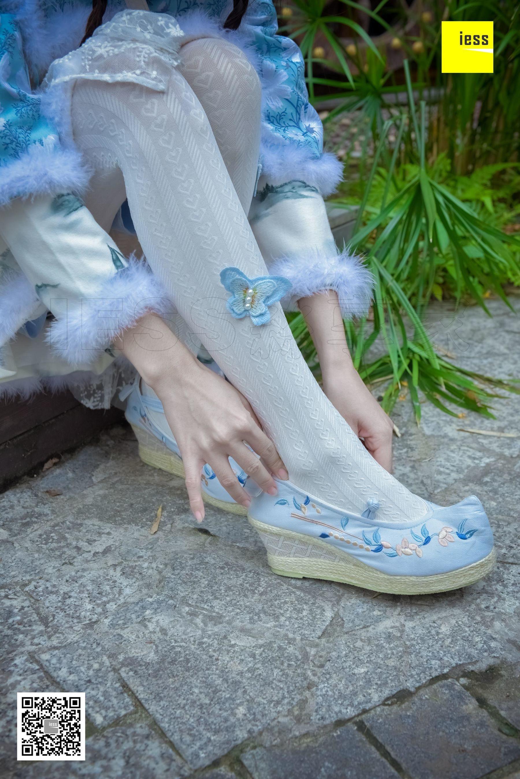 丝享家122 木木 《汉服绣花鞋白色袜》-图41
