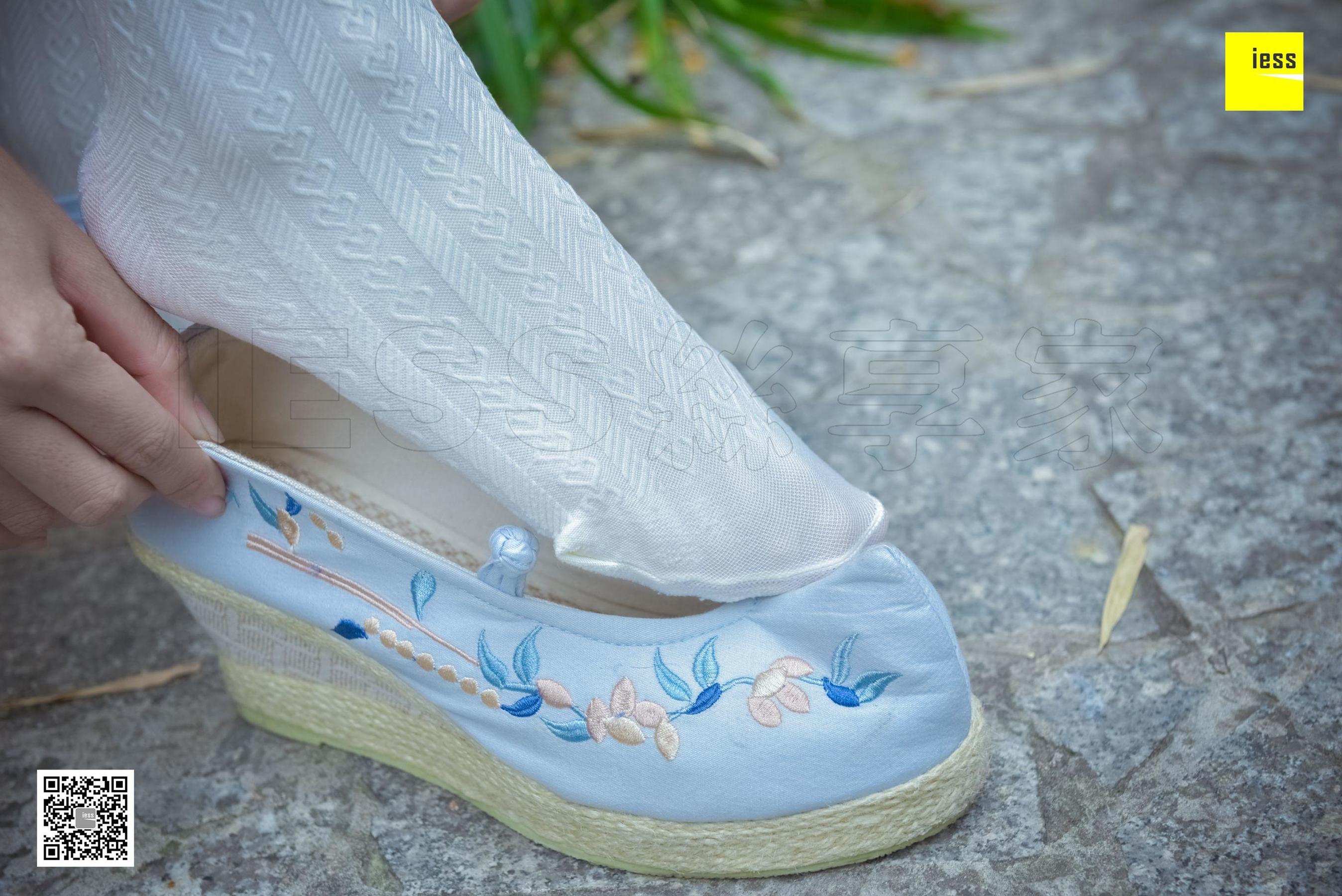 丝享家122 木木 《汉服绣花鞋白色袜》-图45