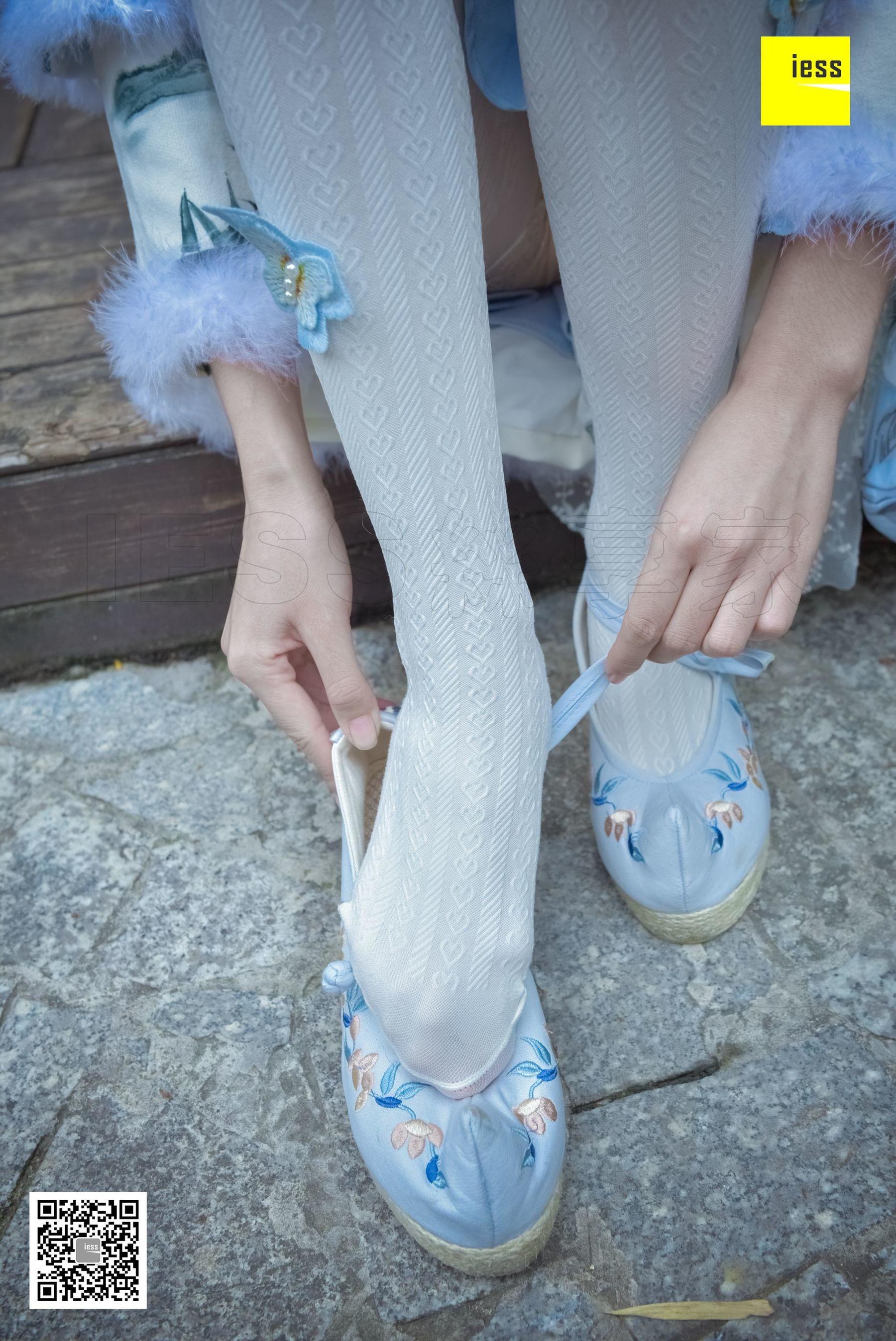 丝享家122 木木 《汉服绣花鞋白色袜》-图47