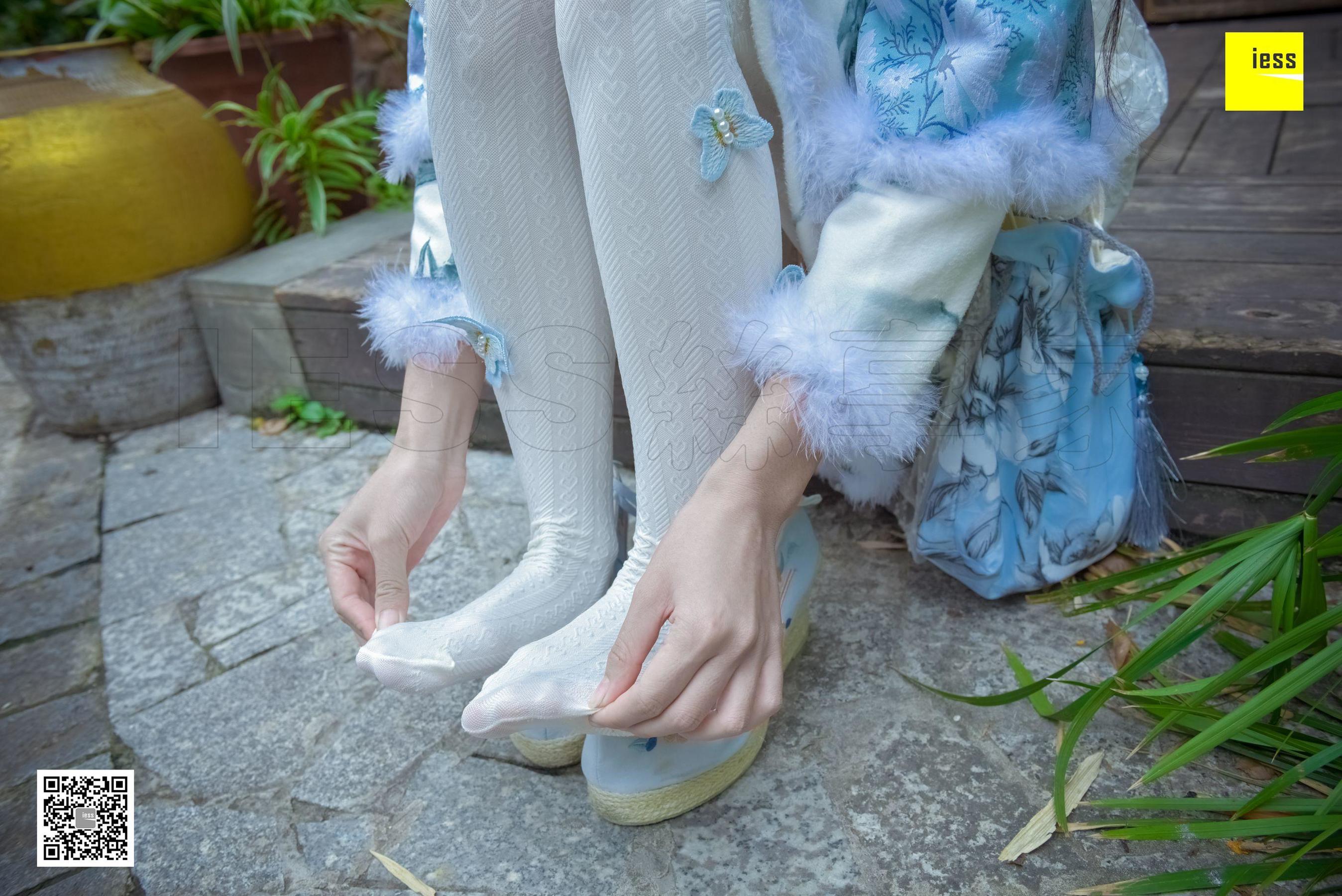 丝享家122 木木 《汉服绣花鞋白色袜》-图52