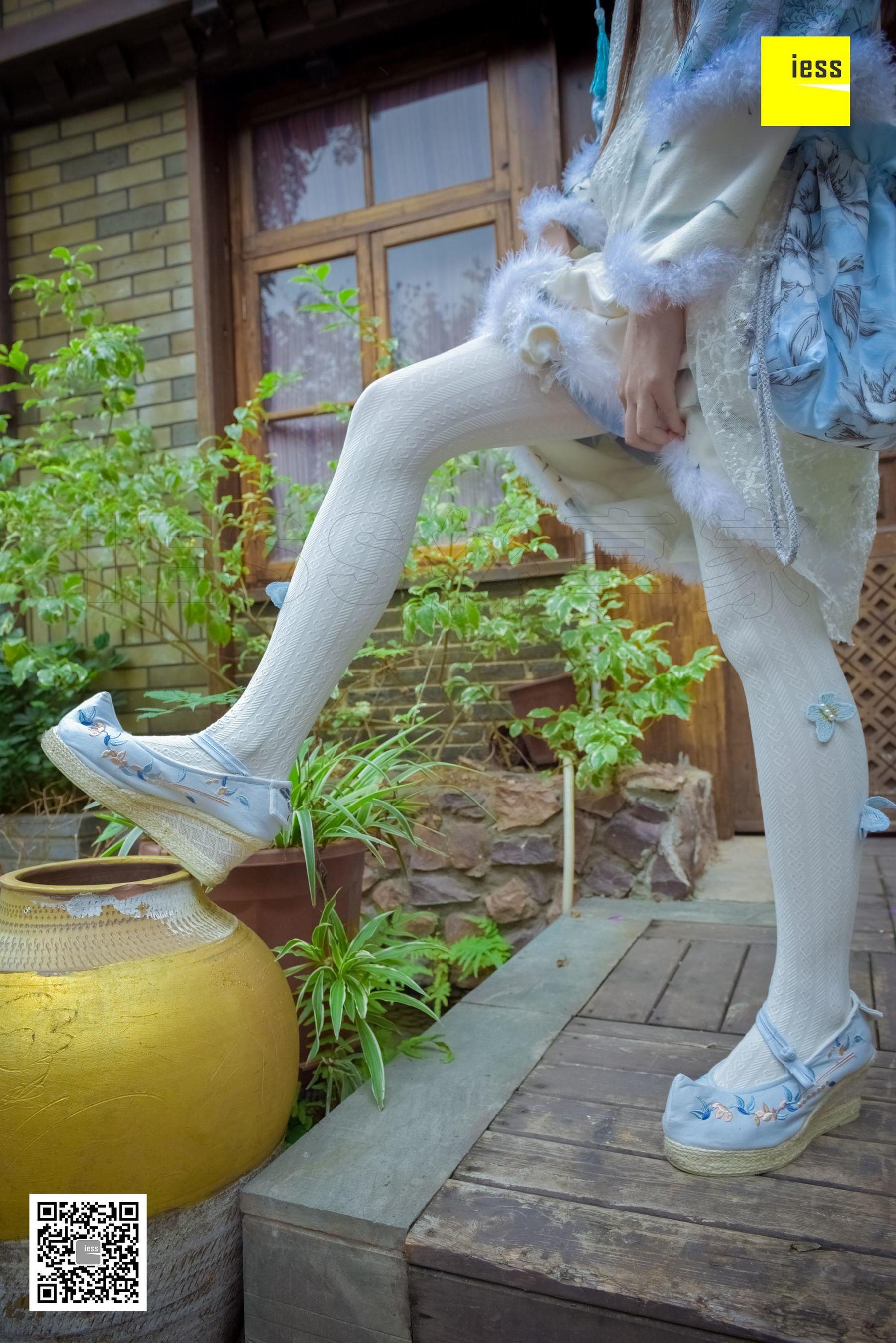 丝享家122 木木 《汉服绣花鞋白色袜》-图5