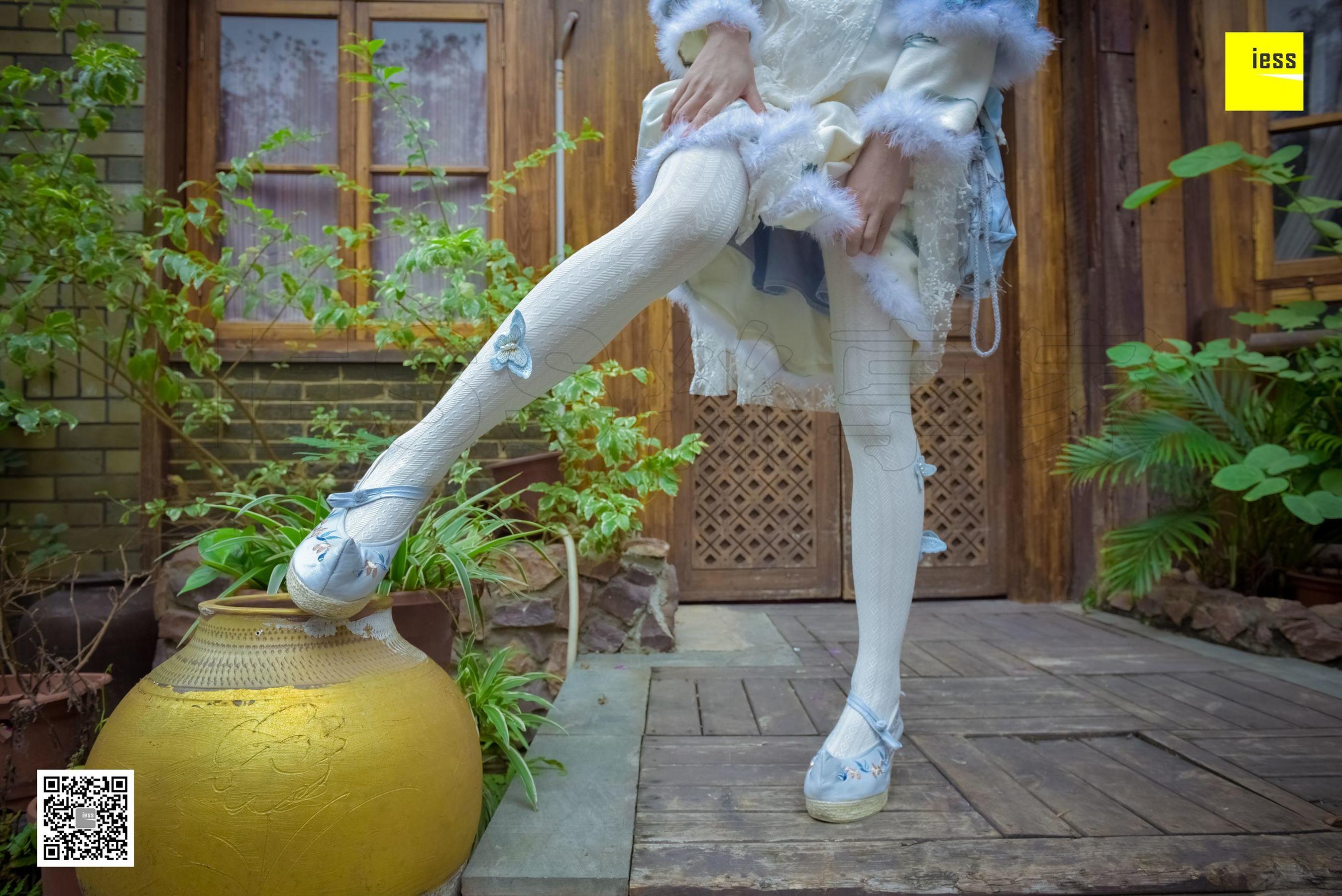 丝享家122 木木 《汉服绣花鞋白色袜》-图6