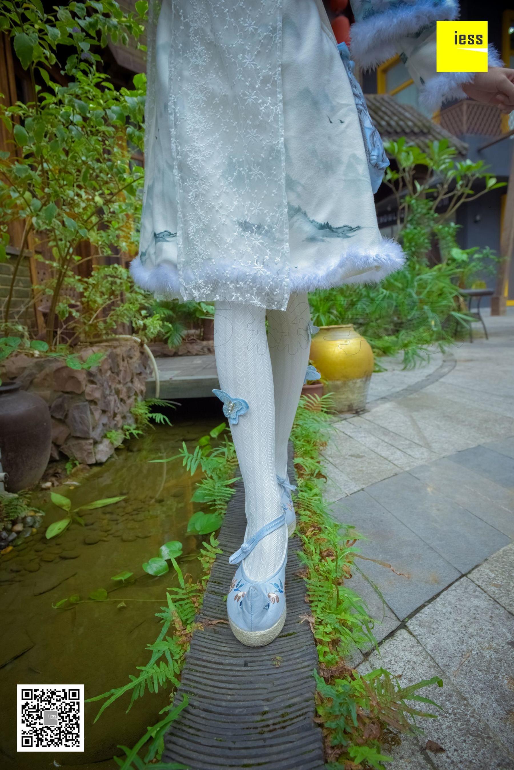 丝享家122 木木 《汉服绣花鞋白色袜》-图7