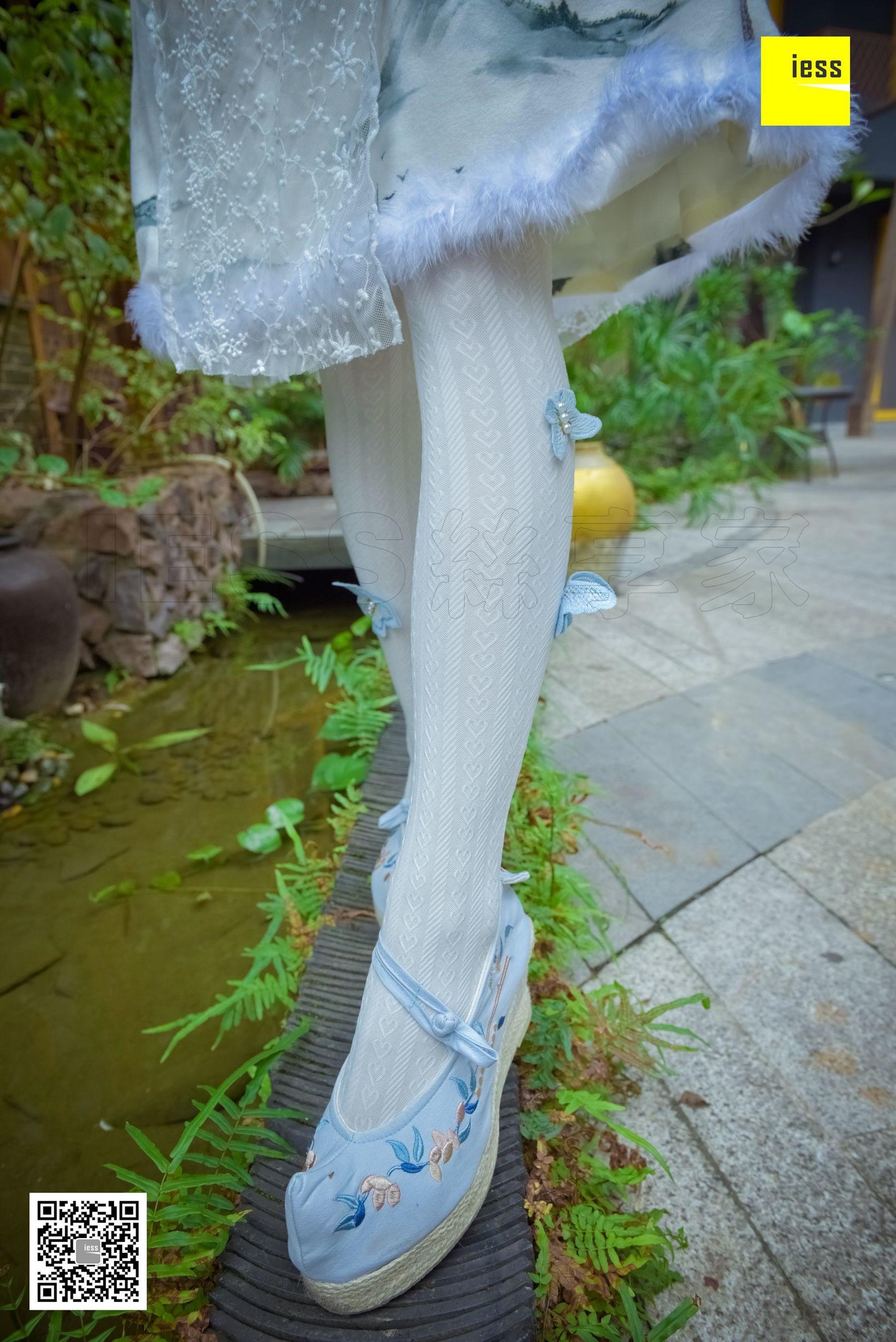 丝享家122 木木 《汉服绣花鞋白色袜》-图8