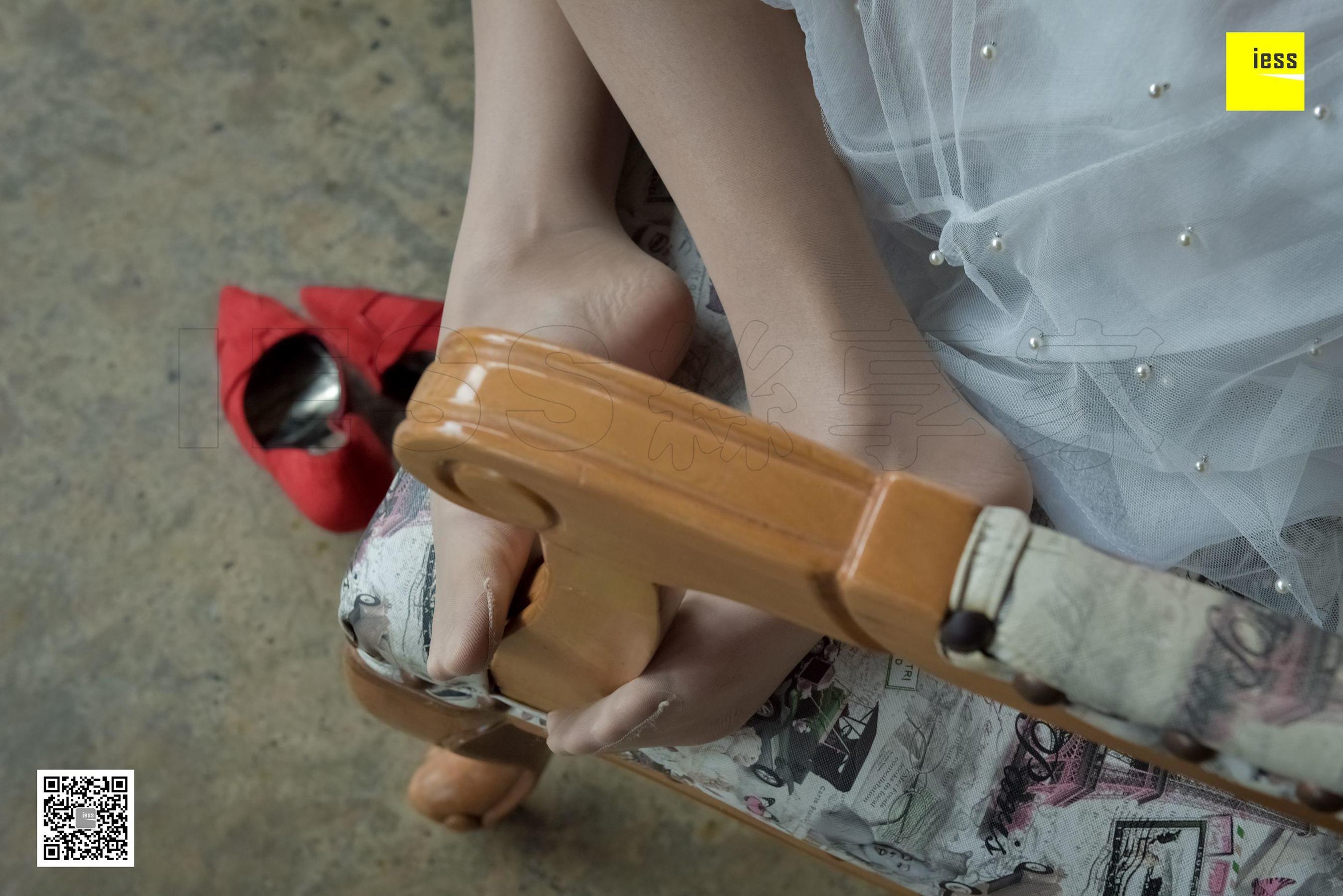 丝享家127 婉萍 《蕾丝裙肉丝红鞋》-图82
