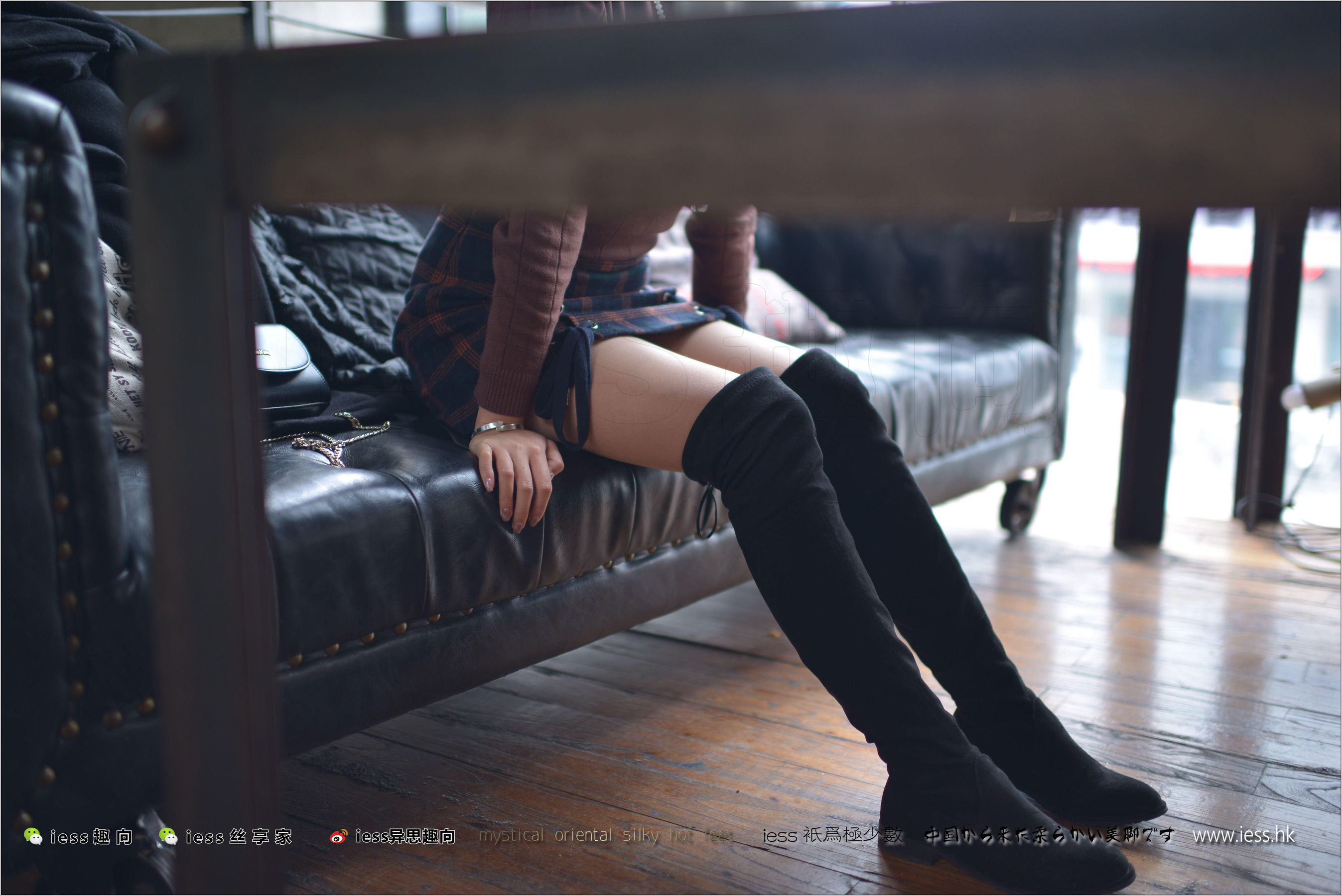 丝足便当190 张馨月 《过膝长靴-王的诱惑1》-图0