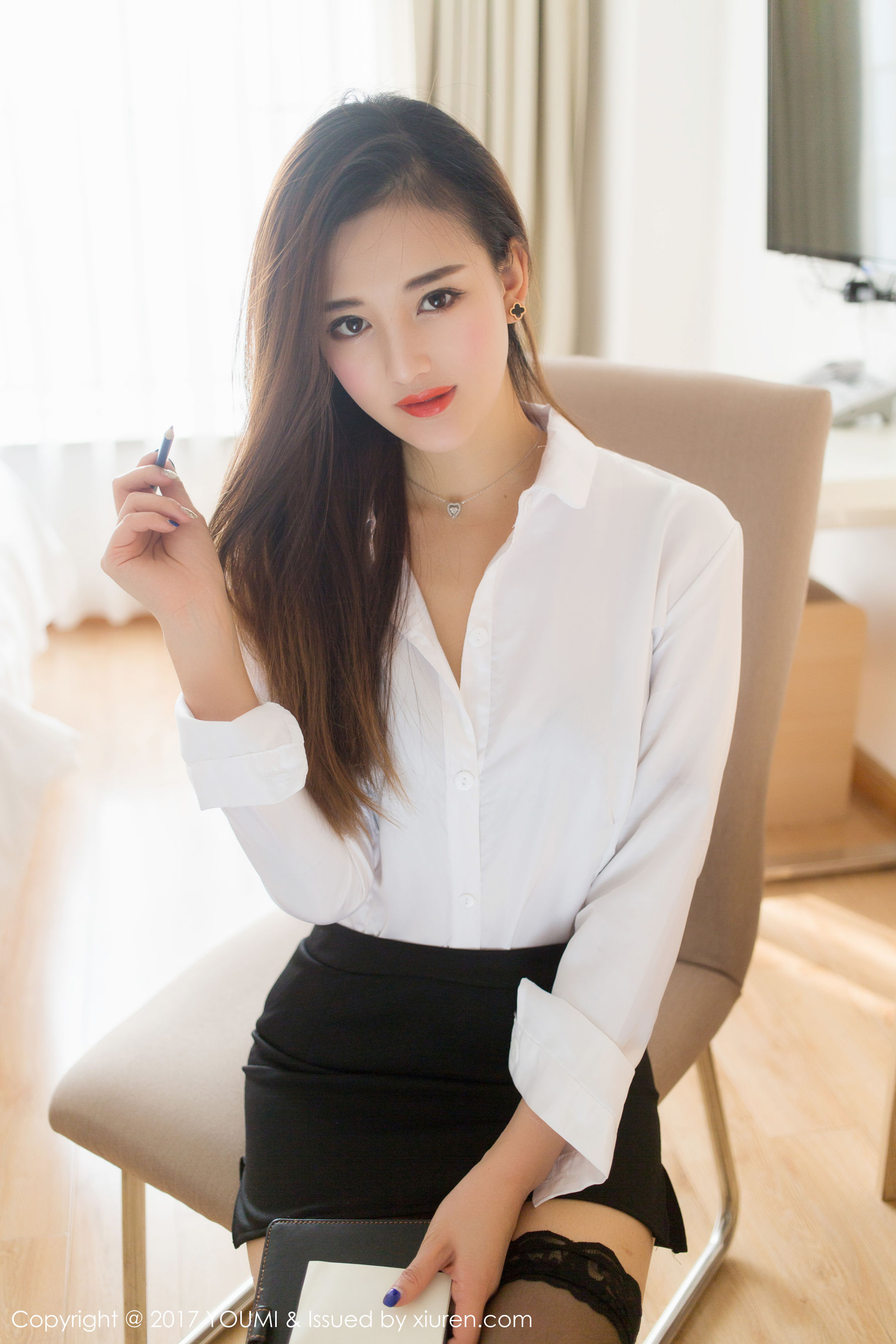 娜娜TINA《黑丝OL诱惑+学生装》  VOL.087-图8