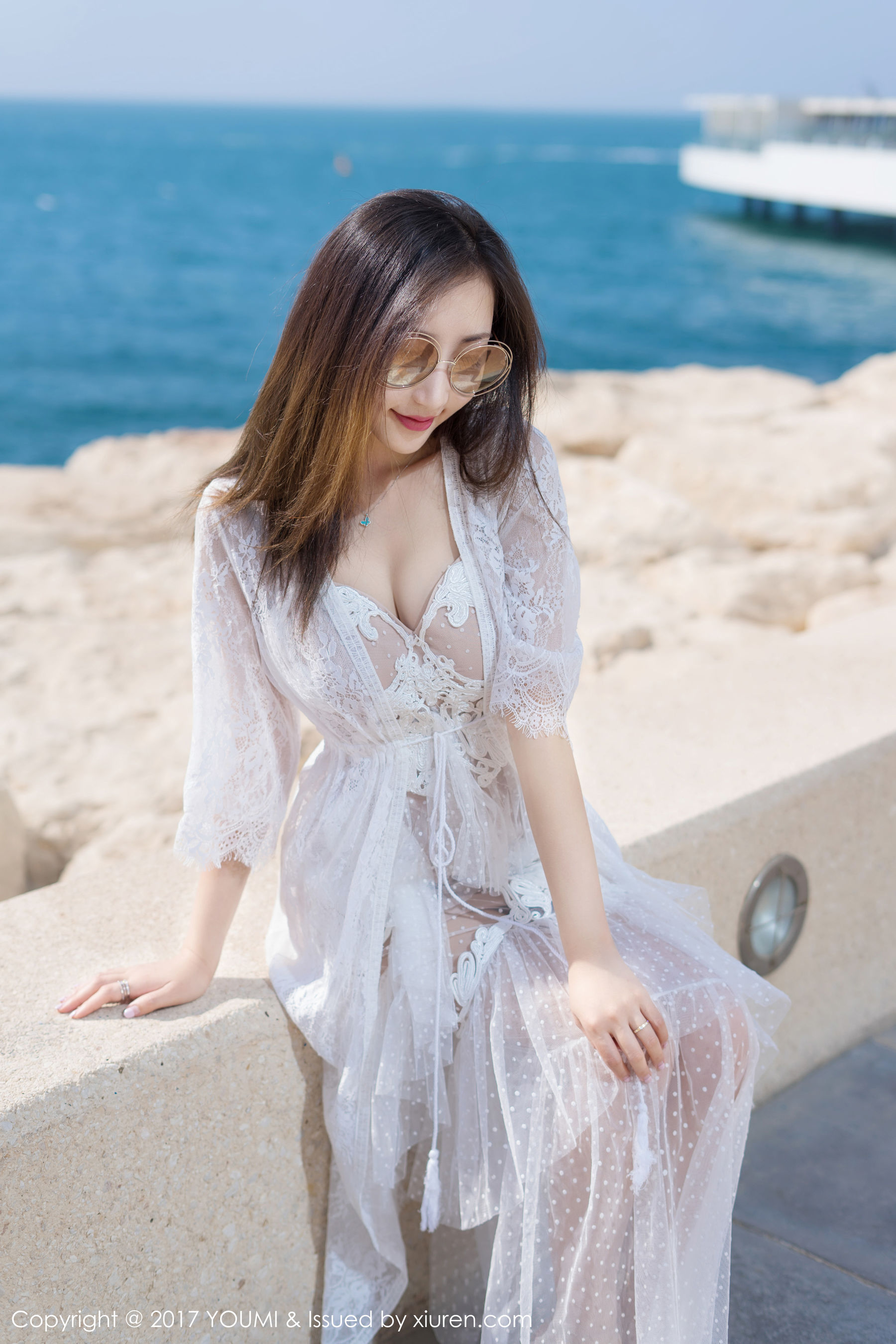 Yumi-尤美《蓝天银滩白云佳人美》  VOL.088-图40