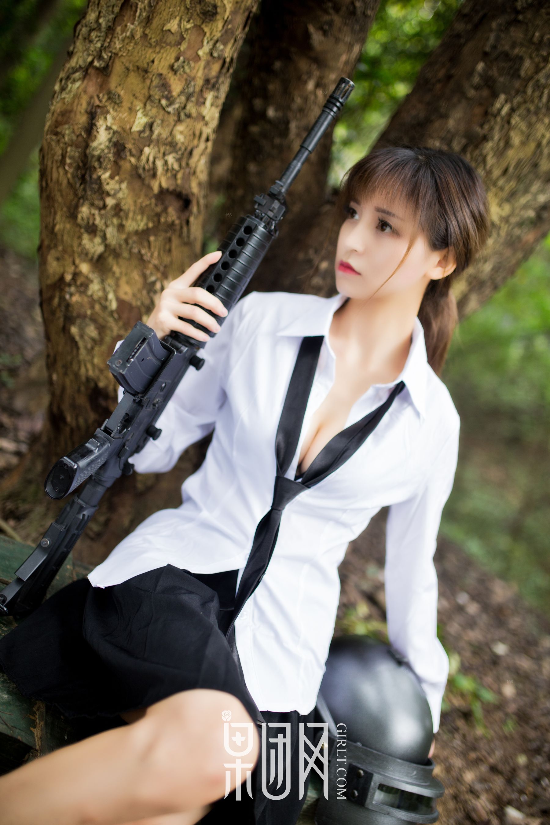 蘑菇《美女野外激战，性感撩人！》  NO.109-图10