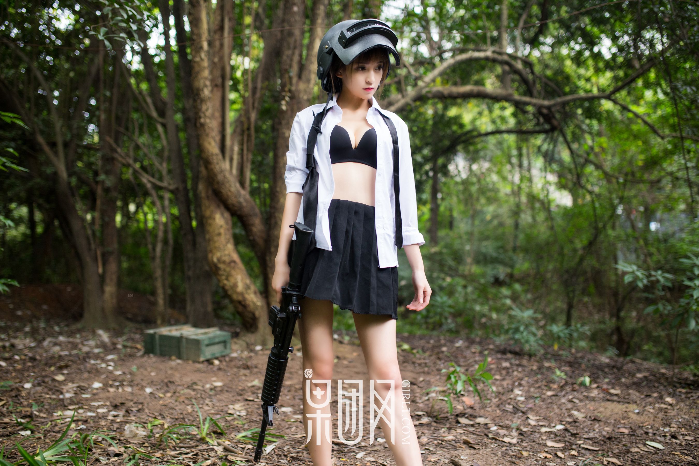 蘑菇《美女野外激战，性感撩人！》  NO.109-图26