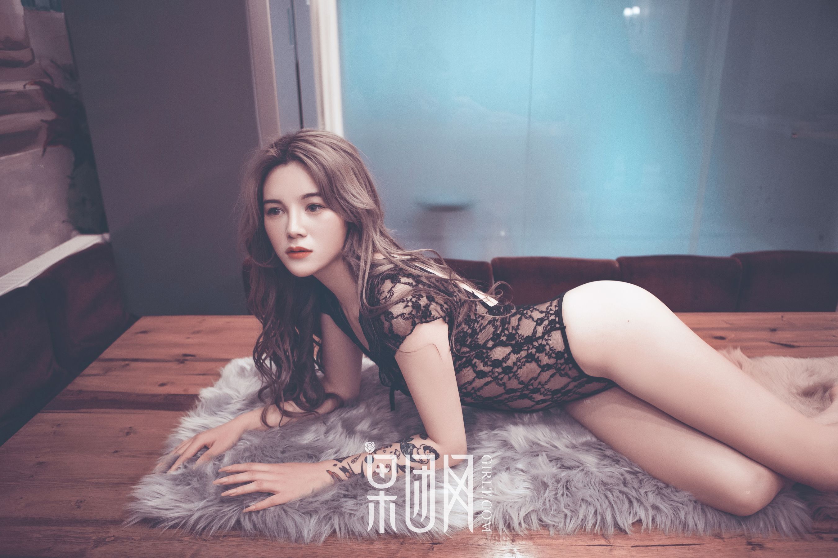 小白《蕾丝透视，性感妩媚！》  No.110-图21