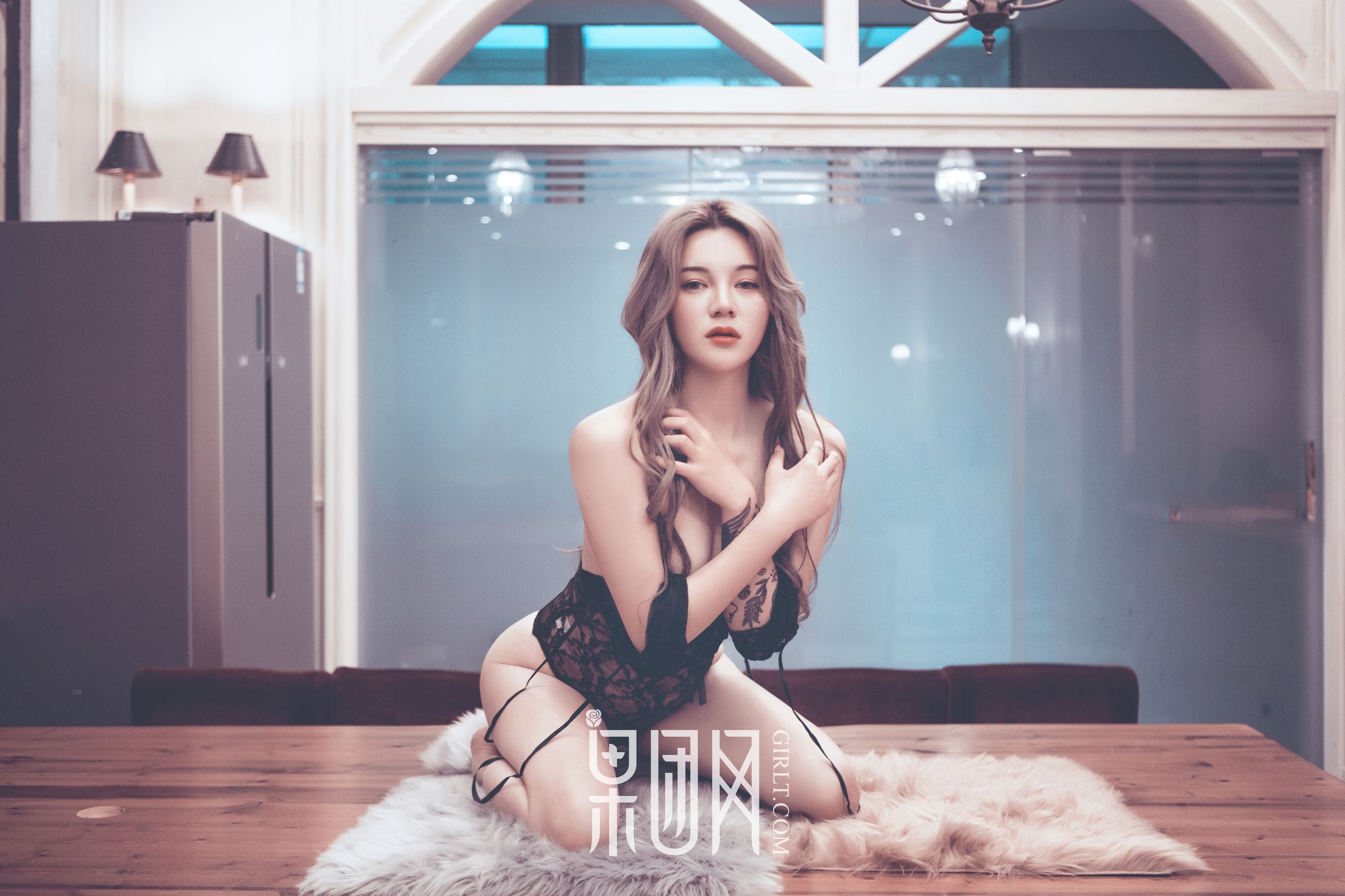 小白《蕾丝透视，性感妩媚！》  No.110-图8