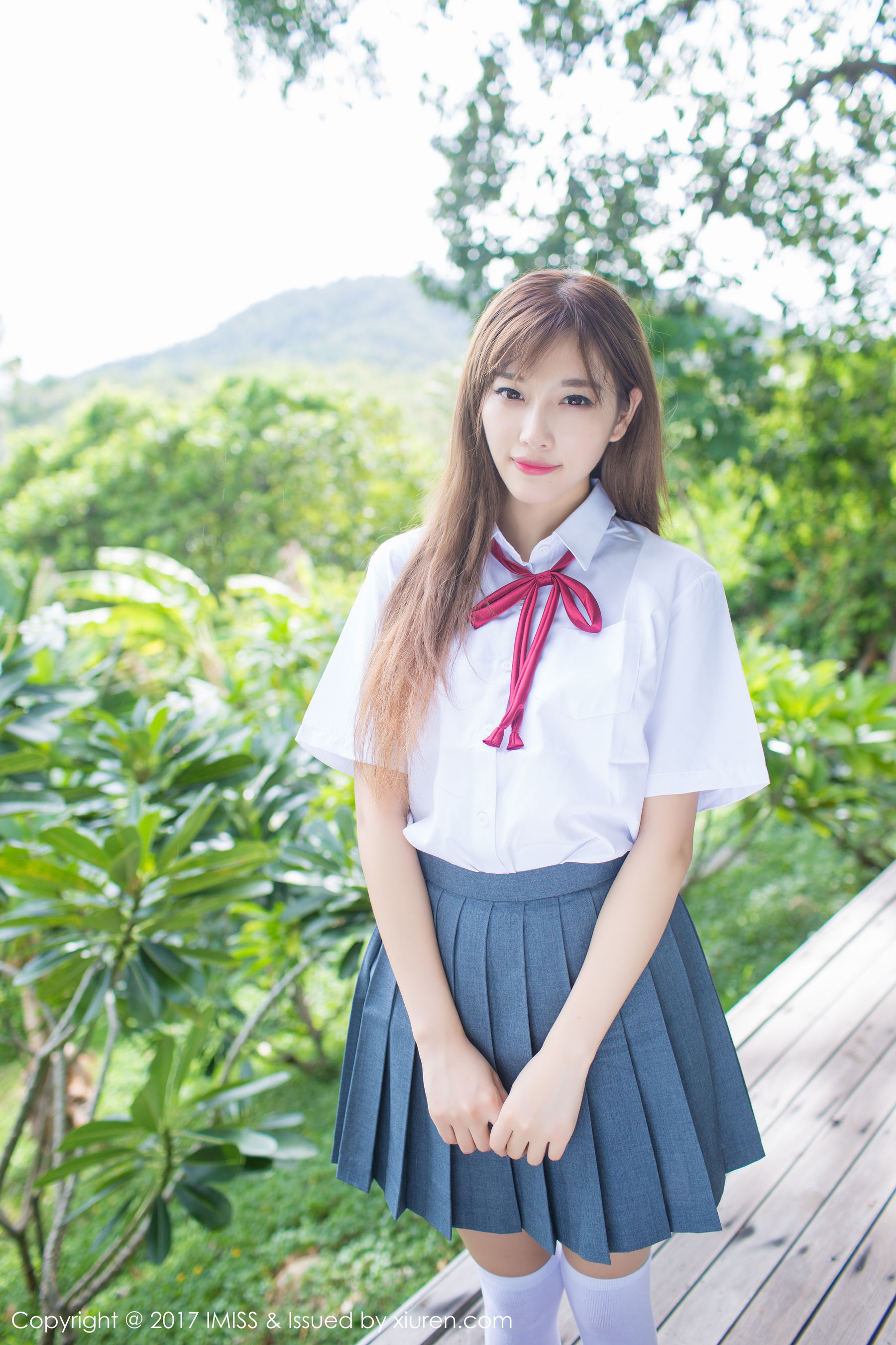 杨晨晨sugar《室外校服系列》  VOL.195-图0