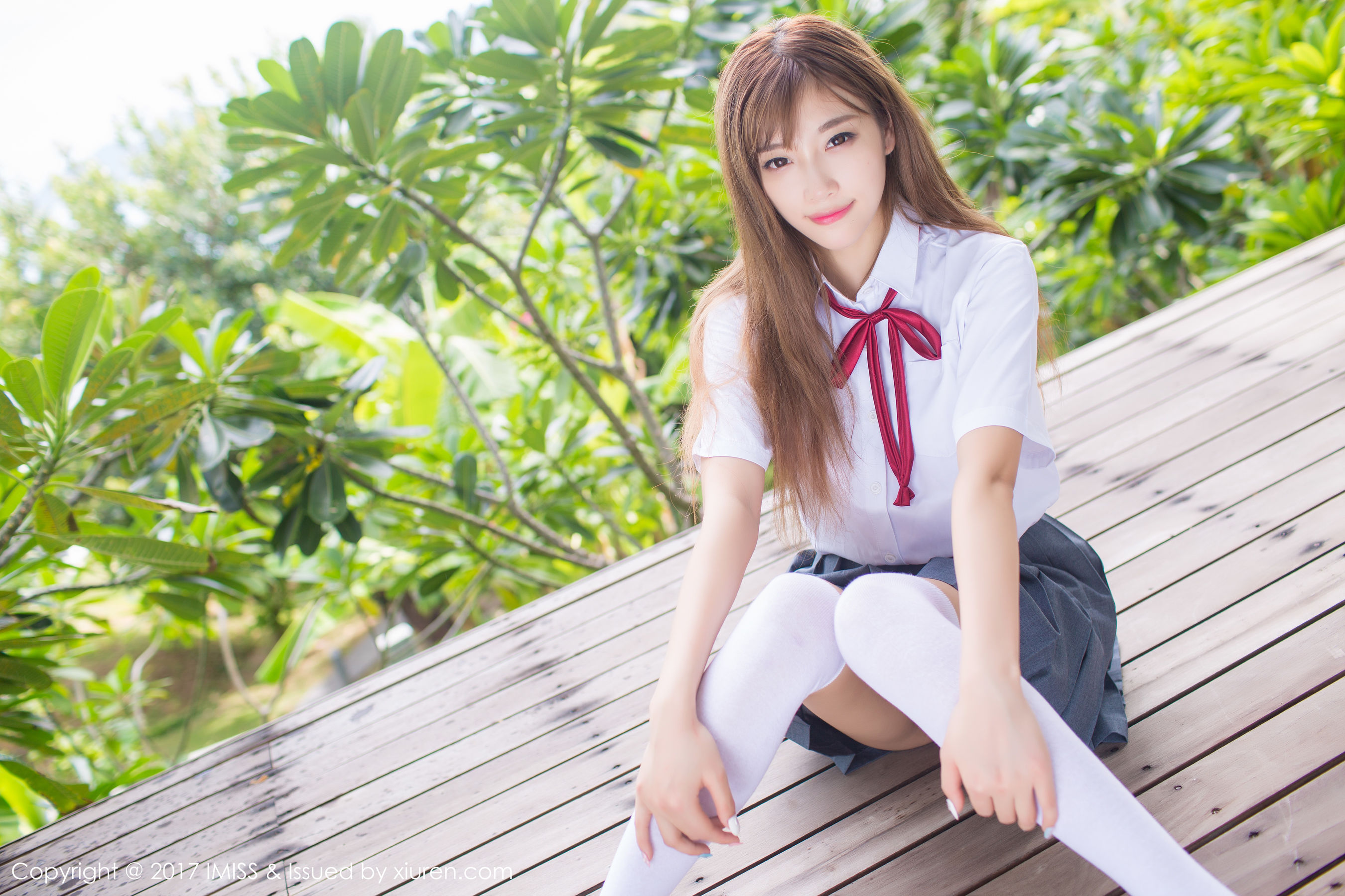 杨晨晨sugar《室外校服系列》  VOL.195-图7