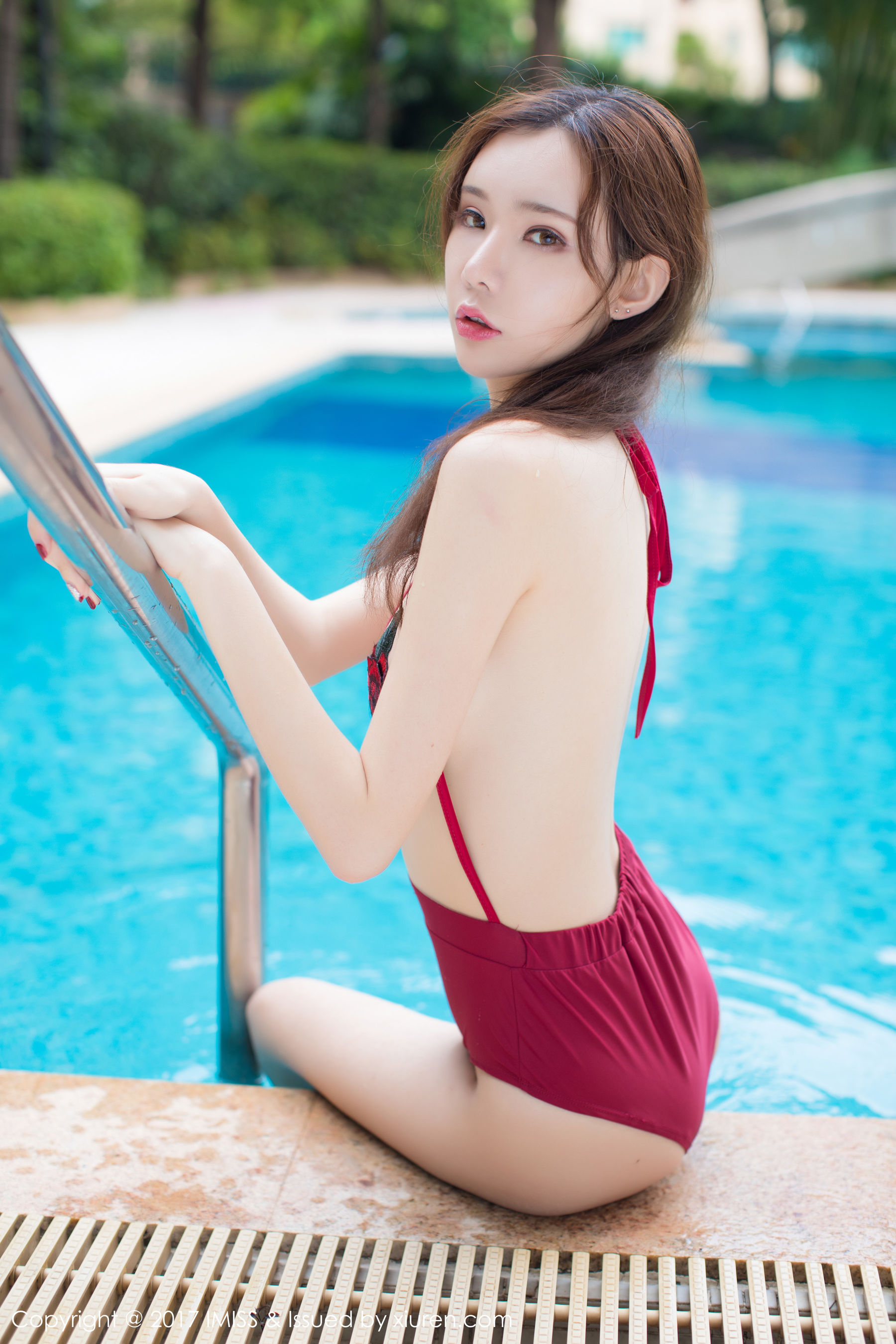 萌琪琪Irene《泳池湿身》  VOL.205-图6